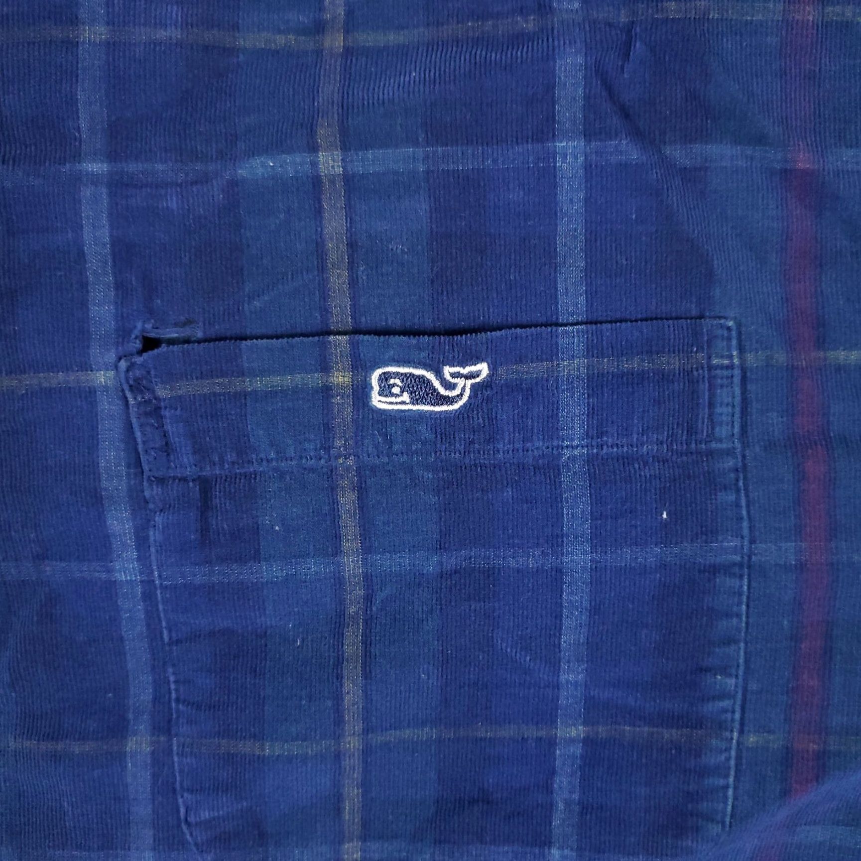 Vineyard Vines Vineyard Vines Shirt Mens Small Blue Plaid Whale Button Up Long Sleeve Size US S / EU 44-46 / 1 - 2 Thumbnail