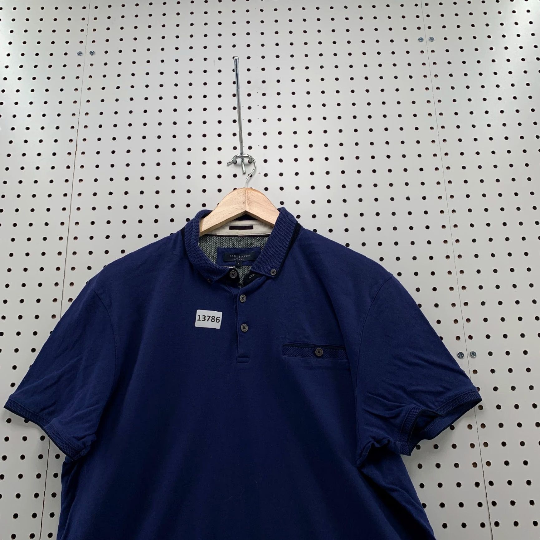 Ted Baker Ted Baker London Pocket Polo Collared Shirt Blue Mens Size 6 Large 22x27 Size US S / EU 44-46 / 1 - 7 Thumbnail
