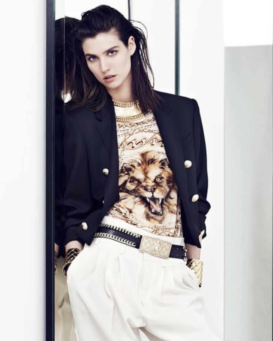 Balmain Balmain SS14 lion t-shirt by Oliver Rousteing Size S / US 4 / IT 40 - 2 Thumbnail