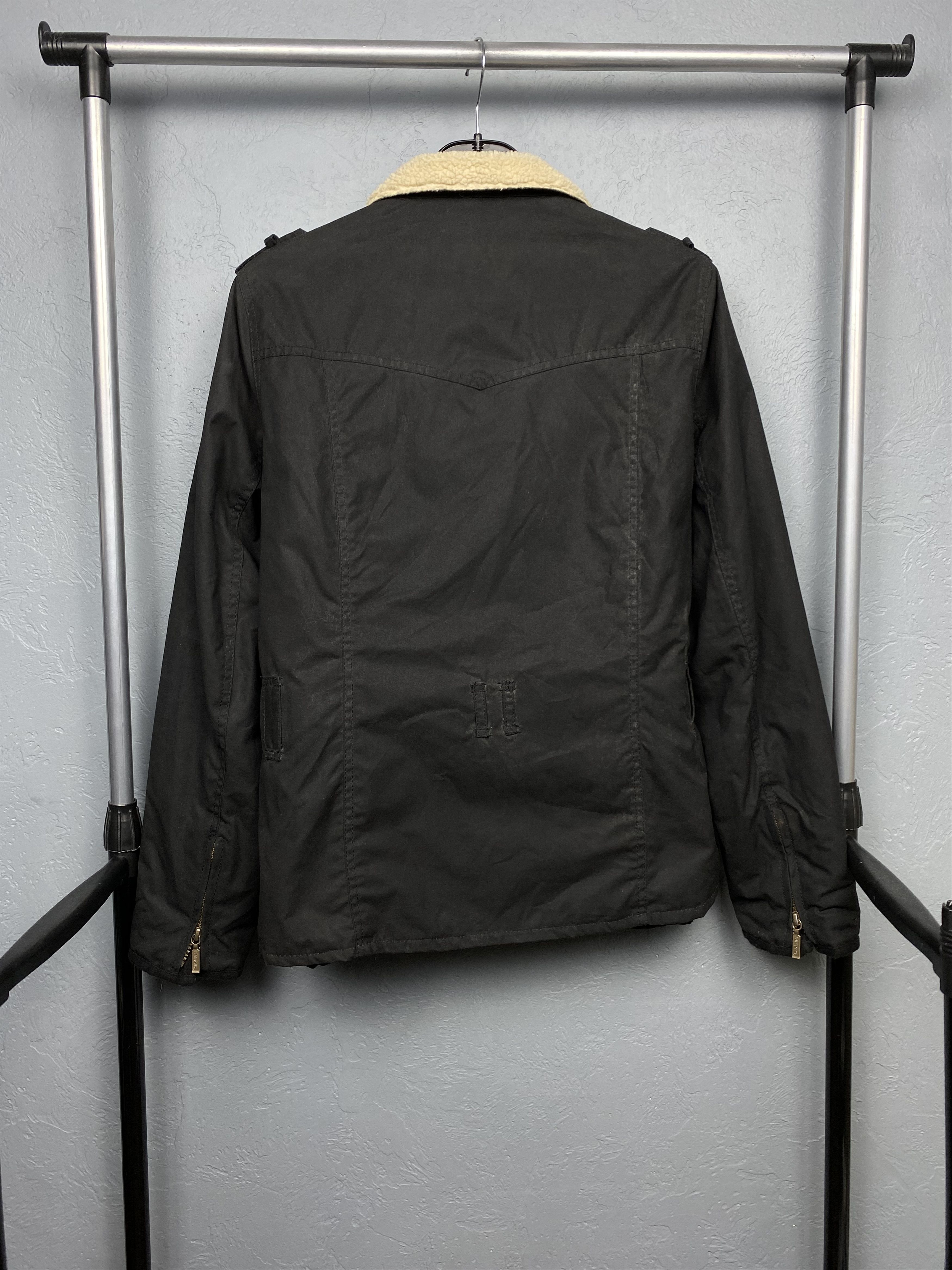 Barbour × Vintage Barbour Matlock Vintage Womens WAX Biker Jacket Size XL / US 12-14 / IT 48-50 - 9 Thumbnail