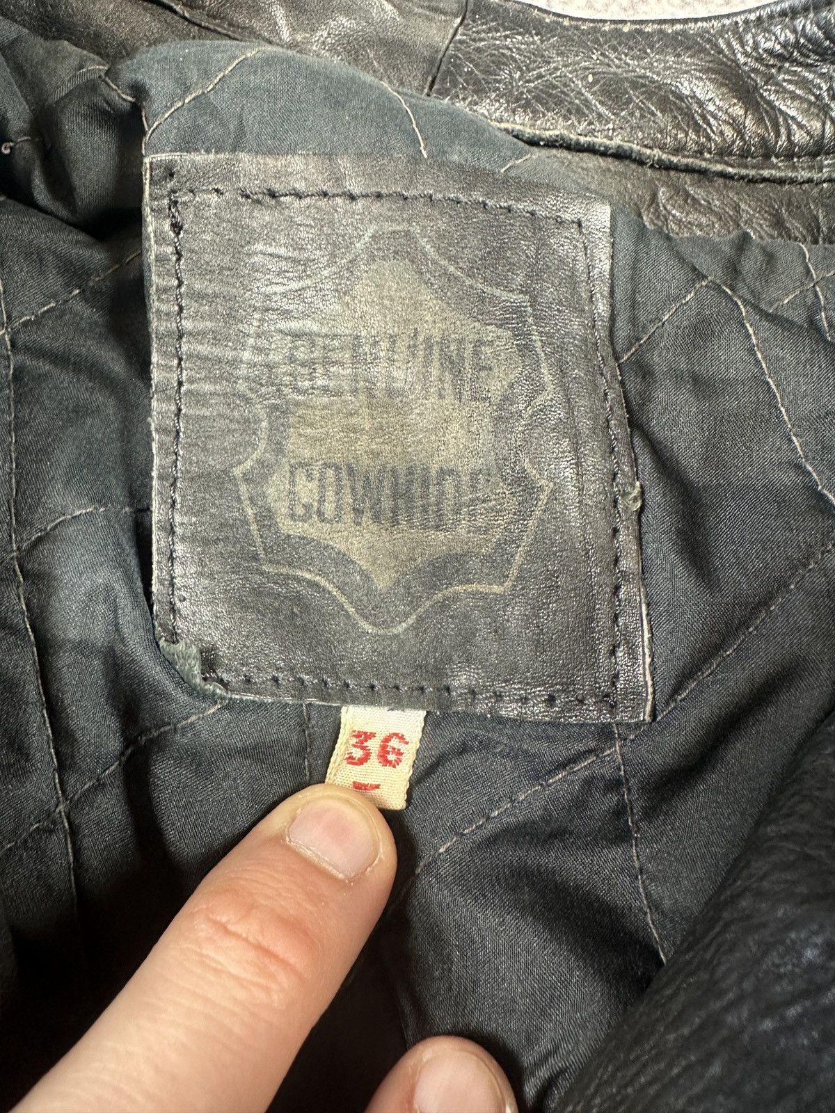 Leather Y2K Vintage Moto Racing Leather Jacket 90s Opium Style Rare Size XS / US 0-2 / IT 36-38 - 4 Thumbnail
