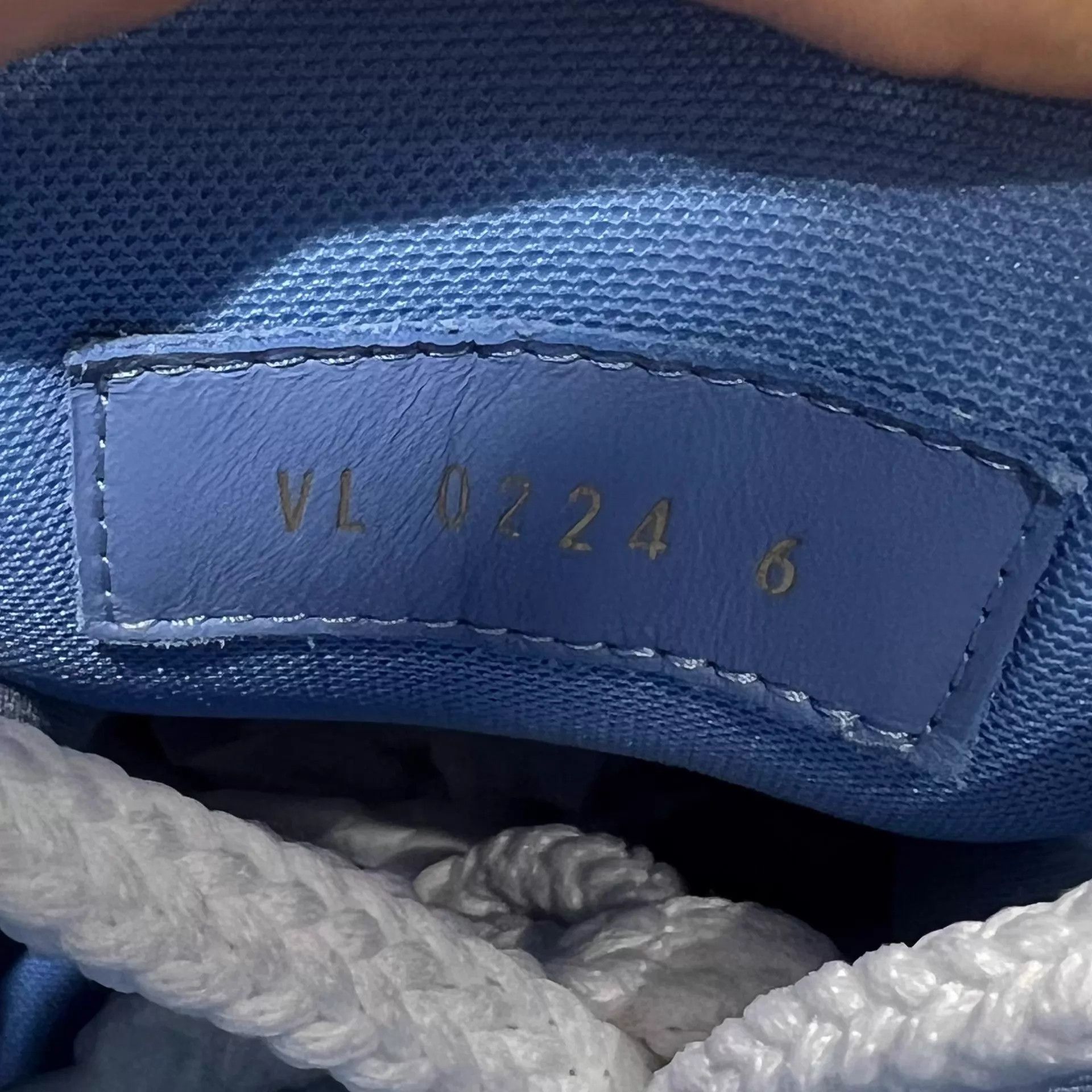 Louis Vuitton LV Trainer Maxi White Blue Denim Pang Ding UK6 Size US 7 / EU 40 - 8 Thumbnail