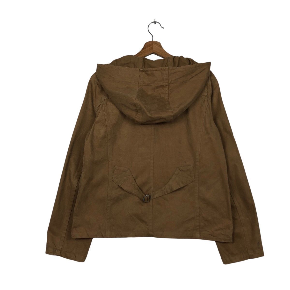 Issey Miyake 📌Vintage Cropped Biker Jacket Sunaokuwahara Duck Canvas Size US M / EU 48-50 / 2 - 9 Thumbnail