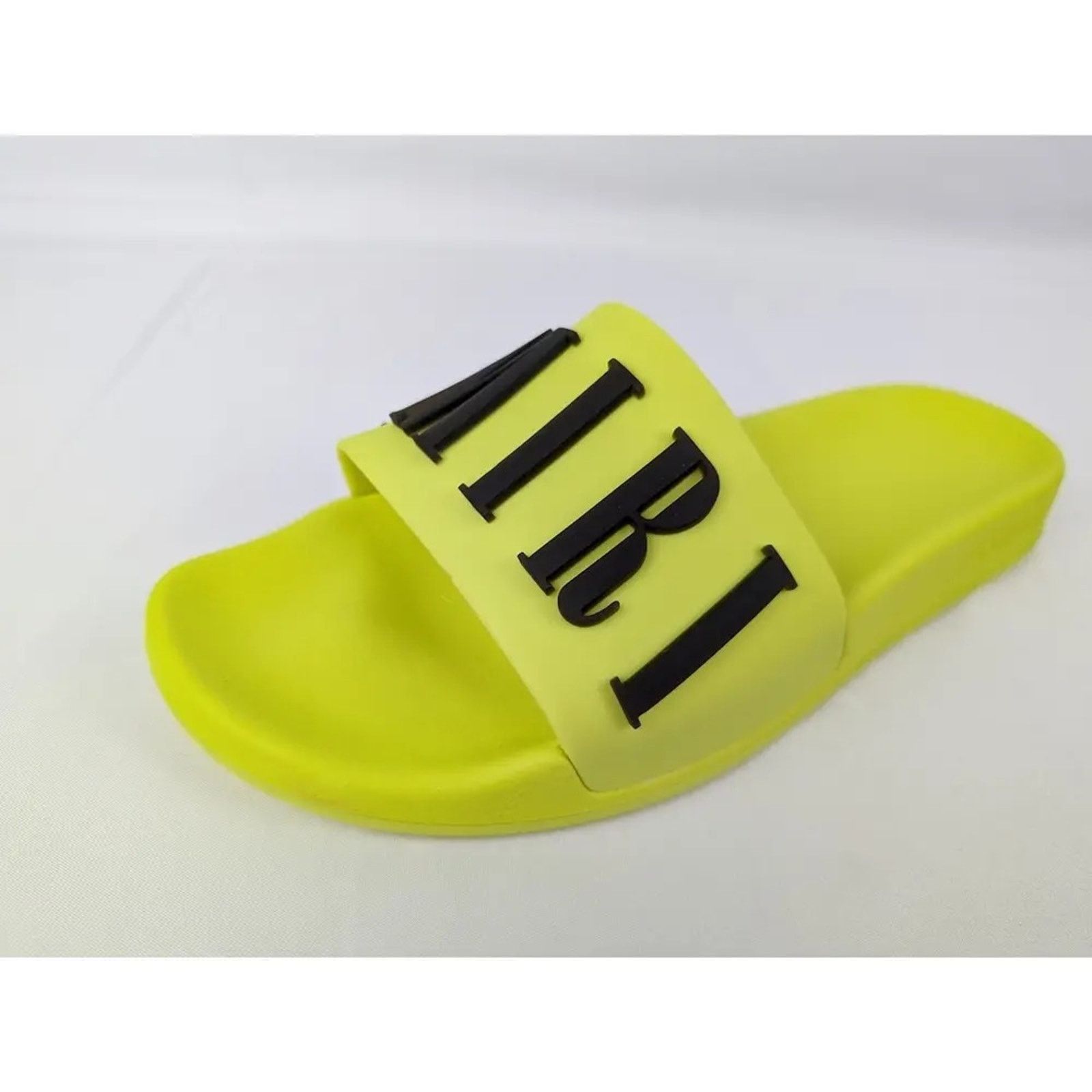 Amiri o1rshd1 Logo Pool Slide in Yellow/Black Size US 14 / EU 47 - 4 Thumbnail