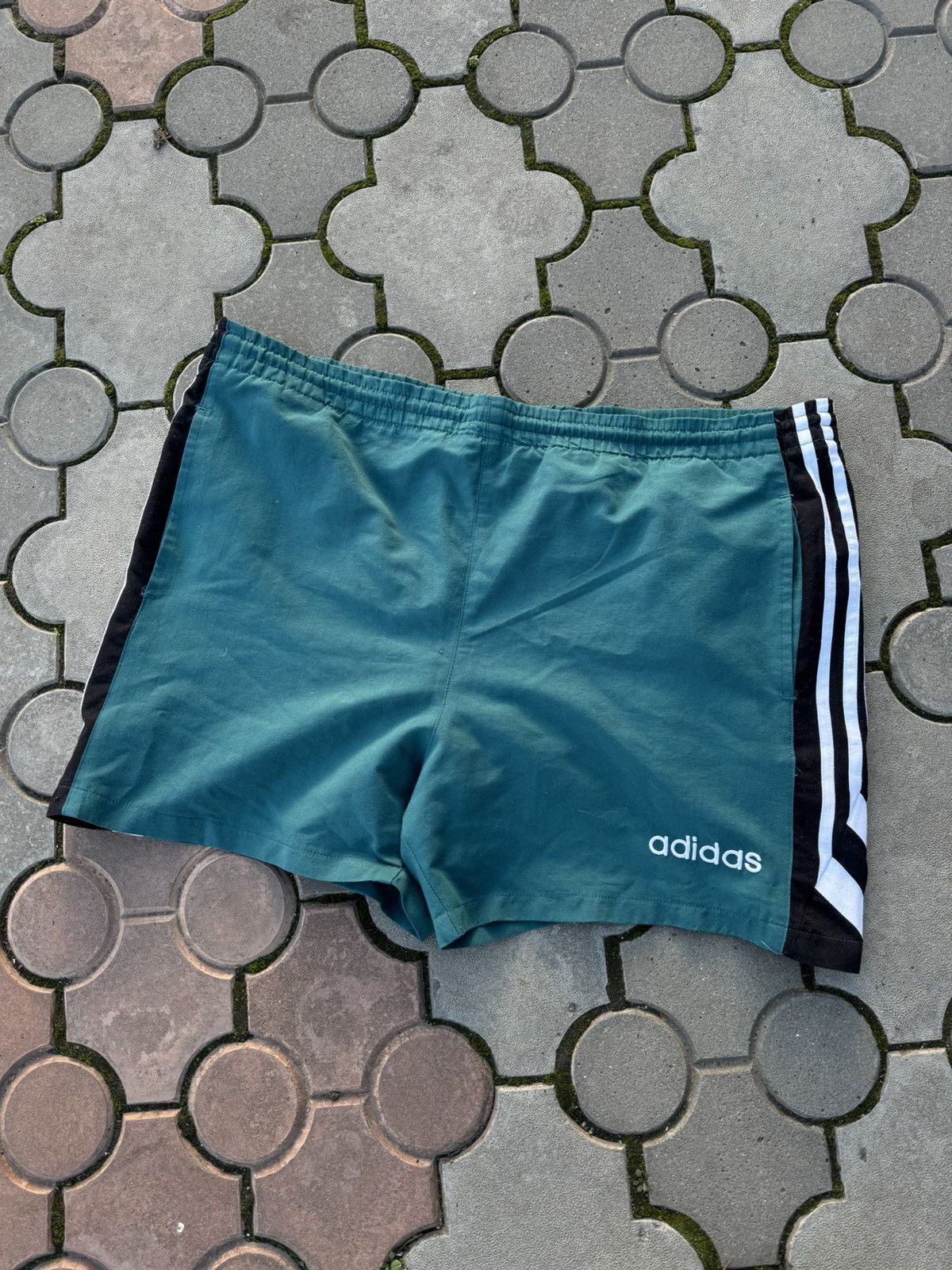 Adidas × Vintage Vintage 90s Adidas Equipment Shorts Y2K style Size US 34 / EU 50 - 1 Thumbnail