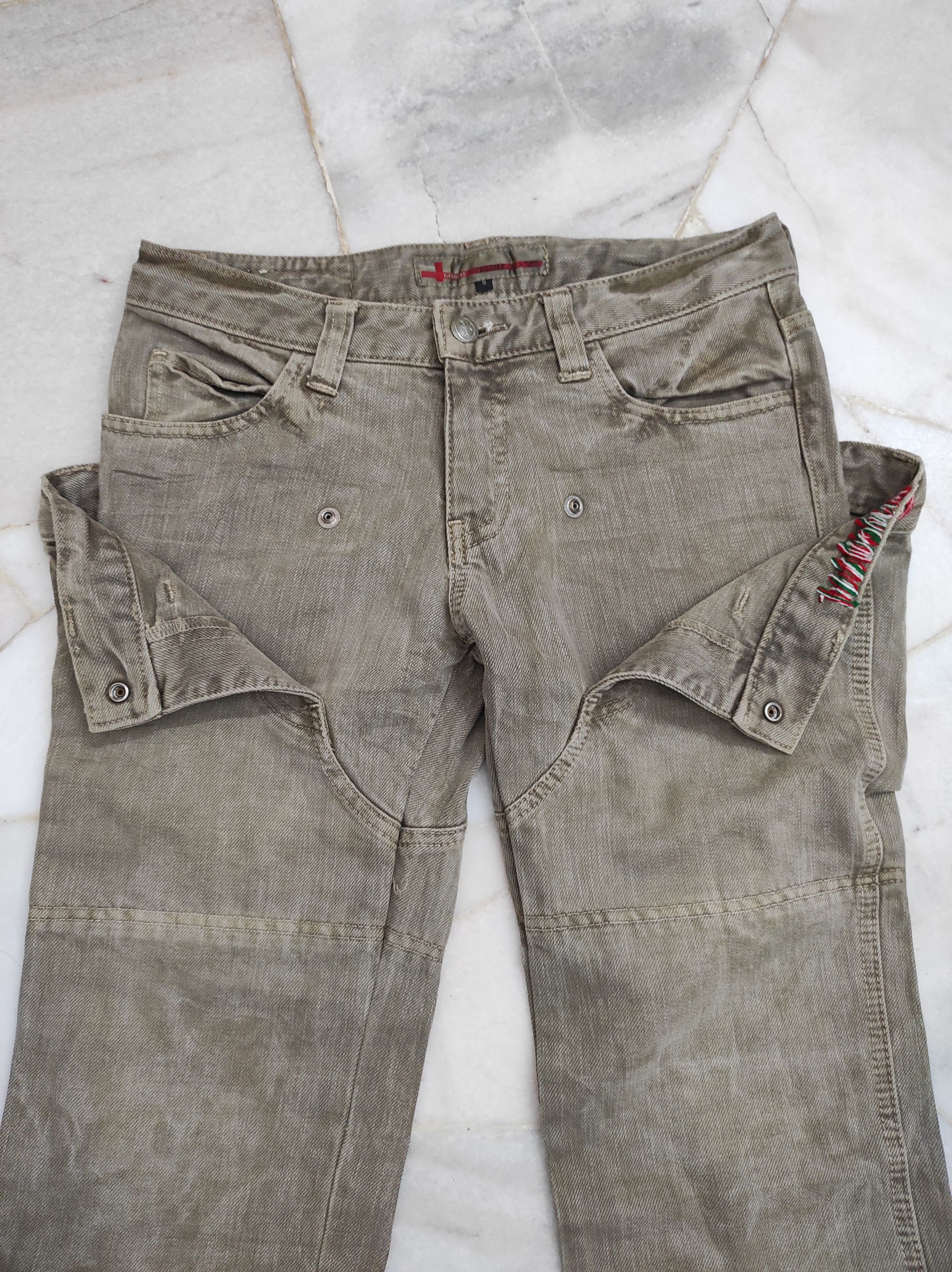 Japanese Brand Fw2000 Rare GENOESE Flip Pocket extraordinary Jeans Size 29" - 11 Thumbnail