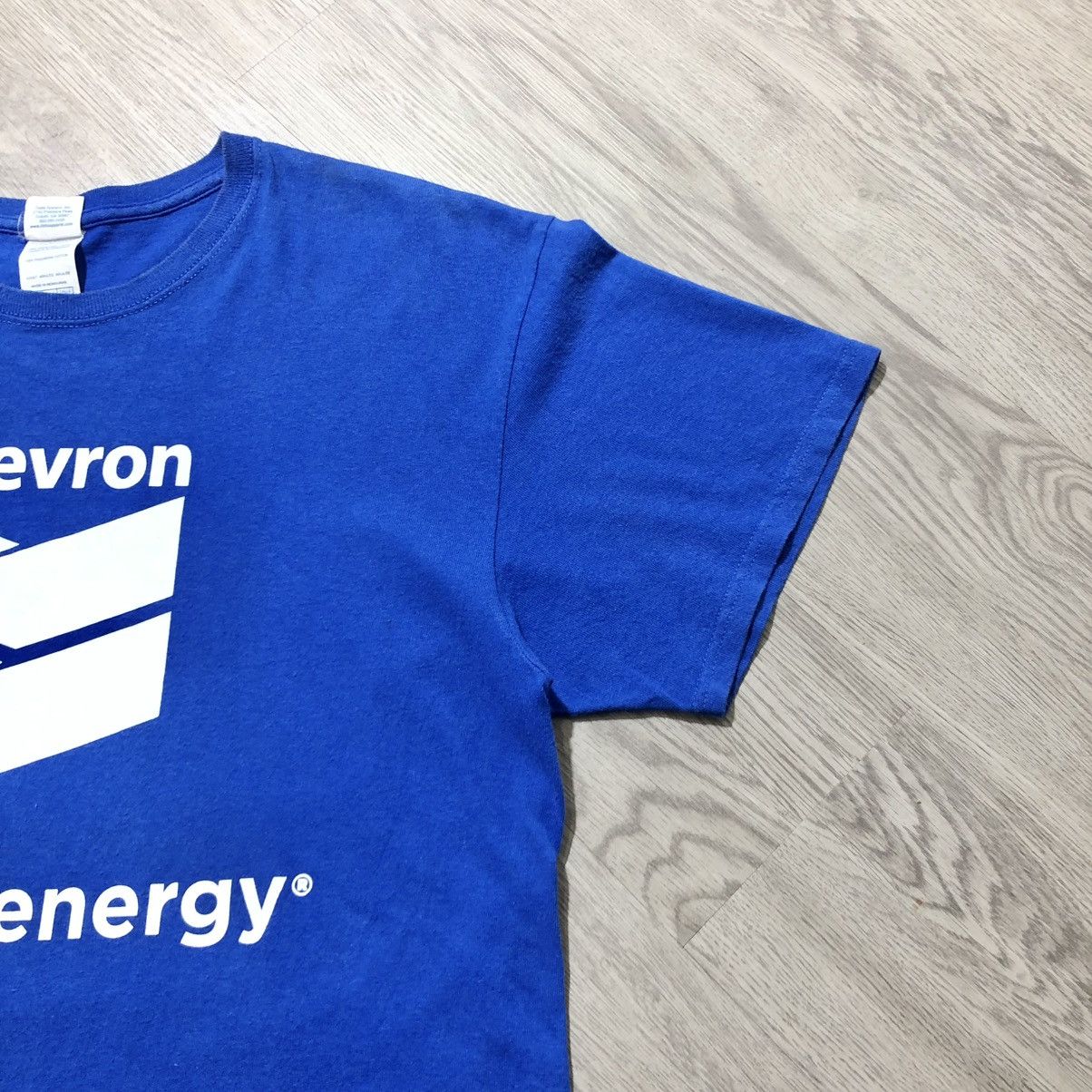 Vintage Vintage Chevron Human Energy Logo by Delta T-shirt Blue Size US L / EU 52-54 / 3 - 4 Thumbnail