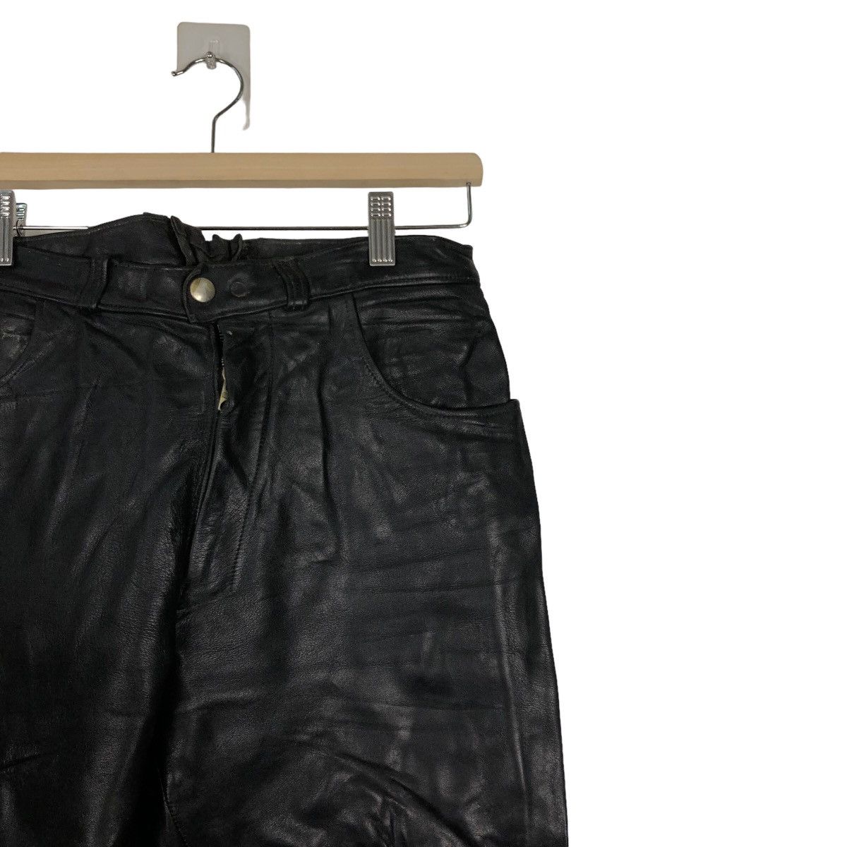 Genuine Leather 🔥90’s Genuine Leather Racing Pants Issey Miyake Japan Size US 30 / EU 46 - 5 Thumbnail