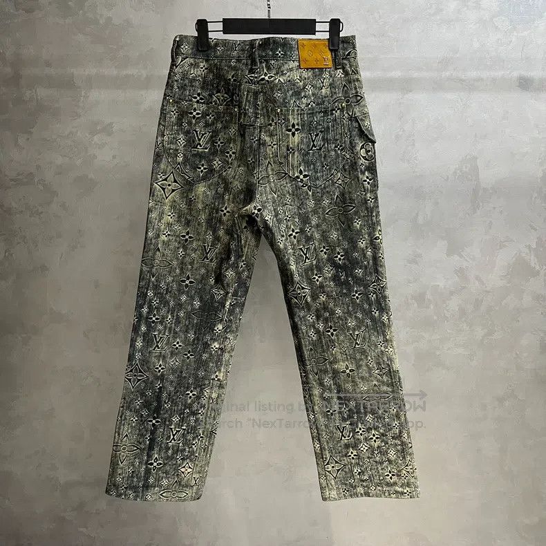 Louis Vuitton Louis Vuitton Brown paneled multi-pocket slacks pants Size US 29 - 6 Thumbnail