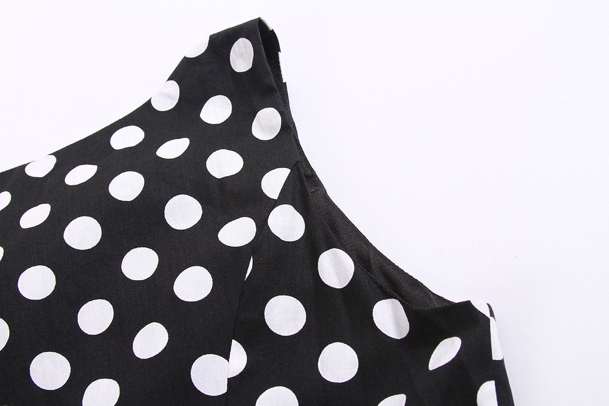 Other Polka Dots Vintage Style Women Dress Size XL / US 12-14 / IT 48-50 - 4 Thumbnail