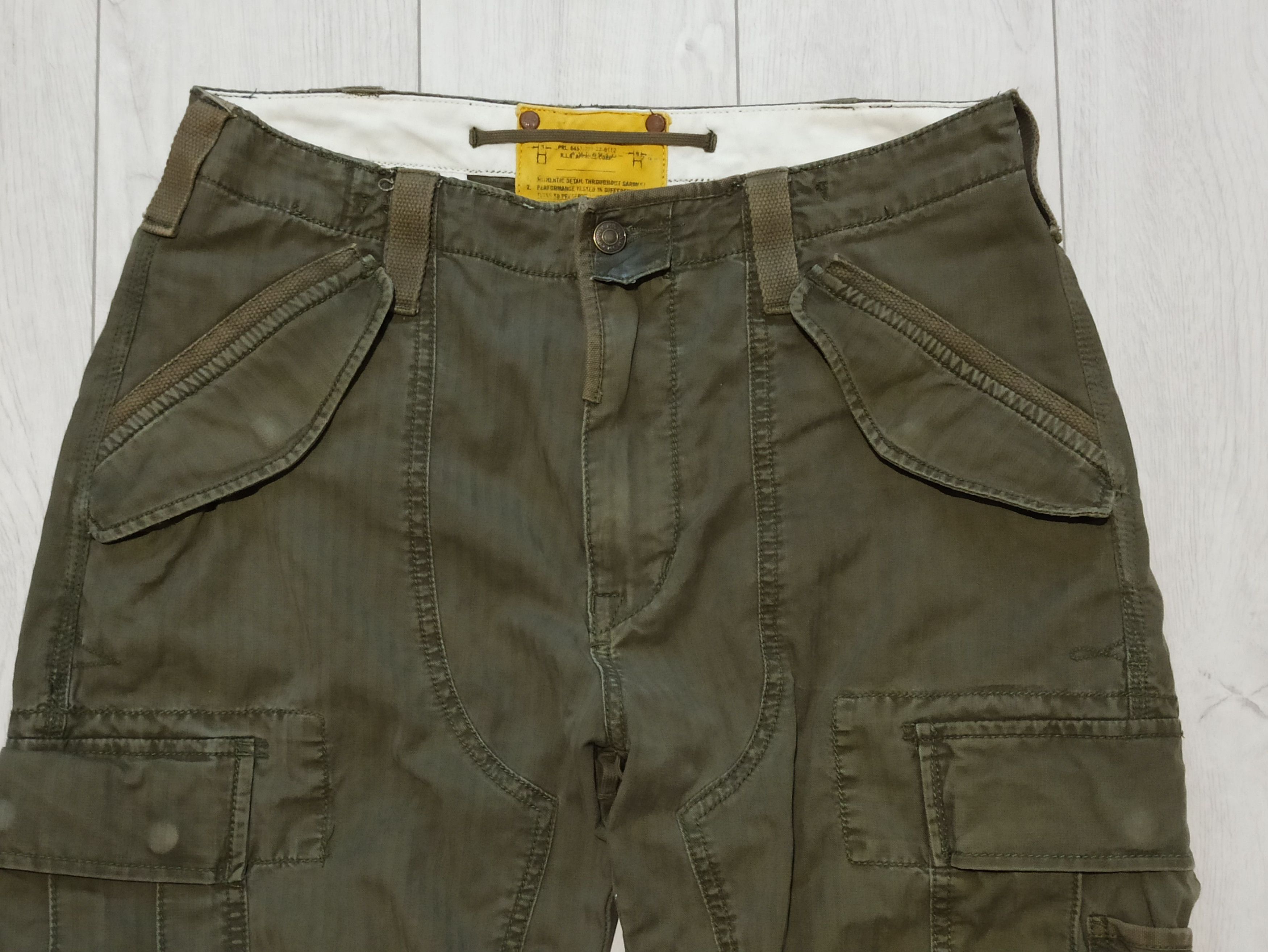 Polo Ralph Lauren × Vintage Vintage Polo Ralph Lauren Military Cargo Pants Size US 34 / EU 50 - 2 Thumbnail