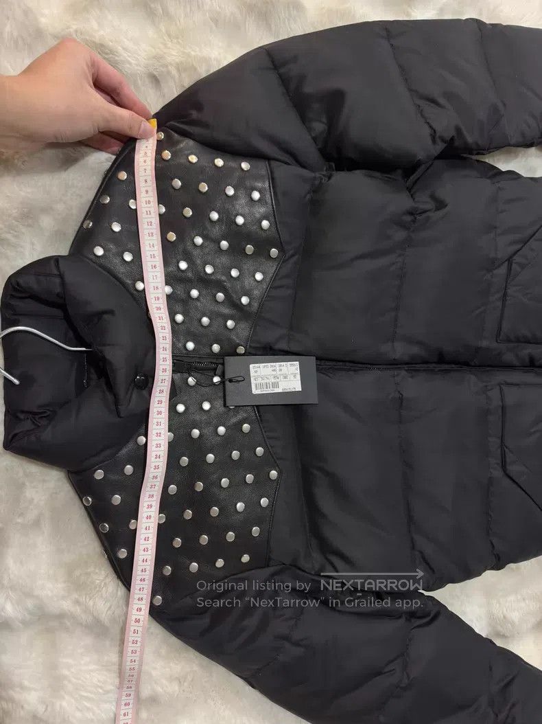 Saint Laurent Paris Saint Laurent Paris Studded Leather Padded Jacket Size US L / EU 52-54 / 3 - 6 Thumbnail