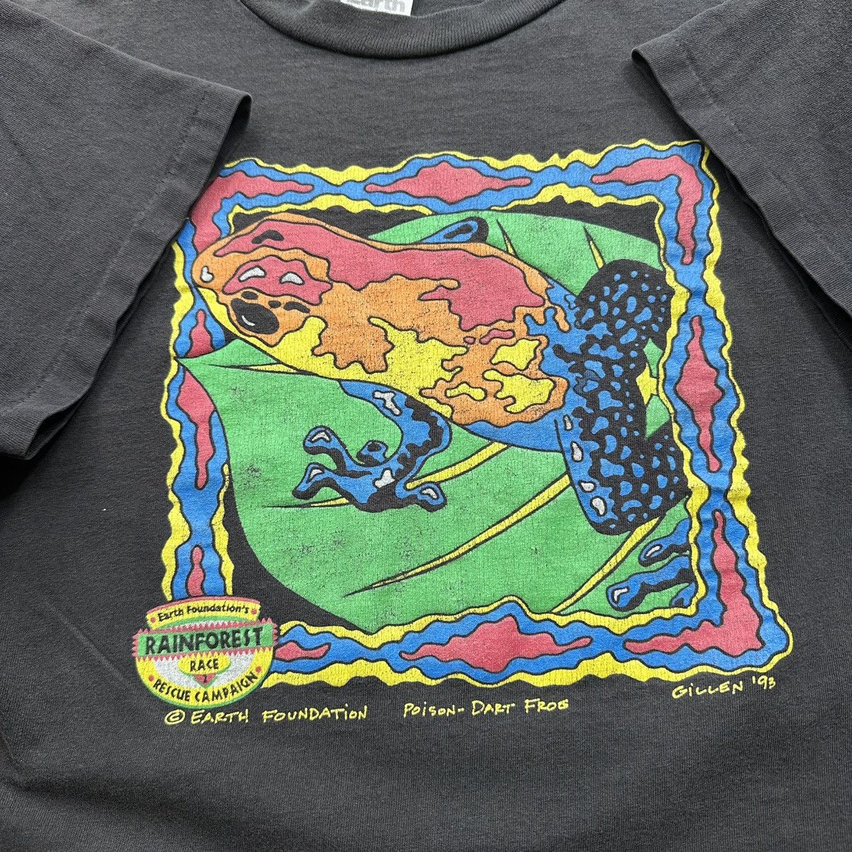 Other 1993 Earth Foundation Single Stitch Poison Dart Frog Tee Size US M / EU 48-50 / 2 - 6 Thumbnail