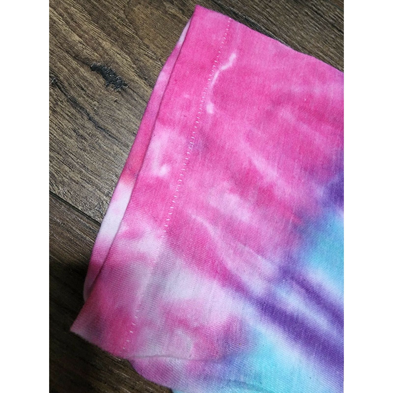Vintage VINTAGE Mens XL Past 50 Funny Tie Dye American Shirt Single Stitch Size US XL / EU 56 / 4 - 4 Thumbnail