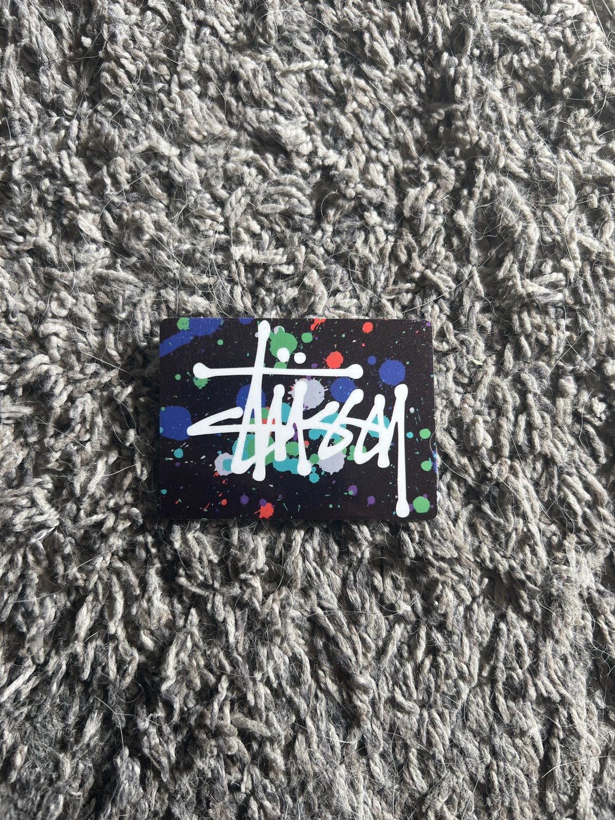 Stussy Stüssy Paint Splatter Sticker Size ONE SIZE - 1 Thumbnail