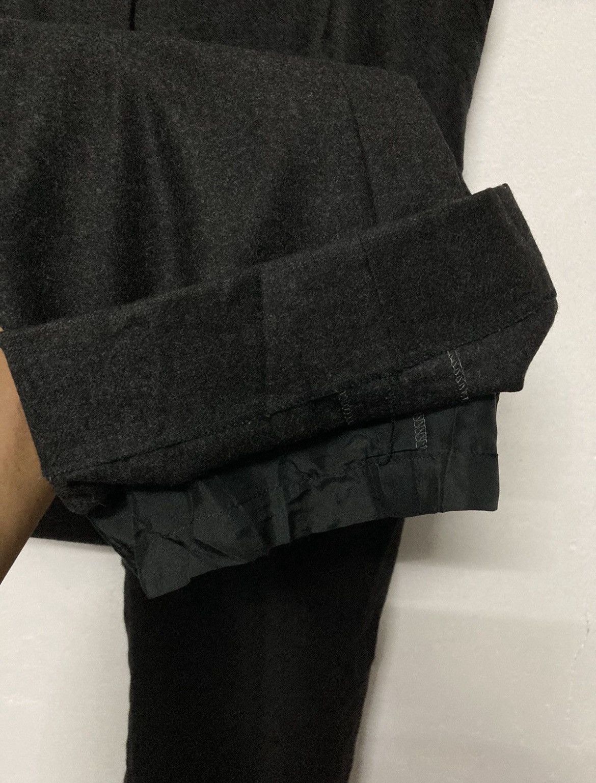 Chanel Vintage 1998 Chanel 98A Wool Cashmere Silk High Waist Pants Size 26" / US 2 / IT 38 - 12 Thumbnail