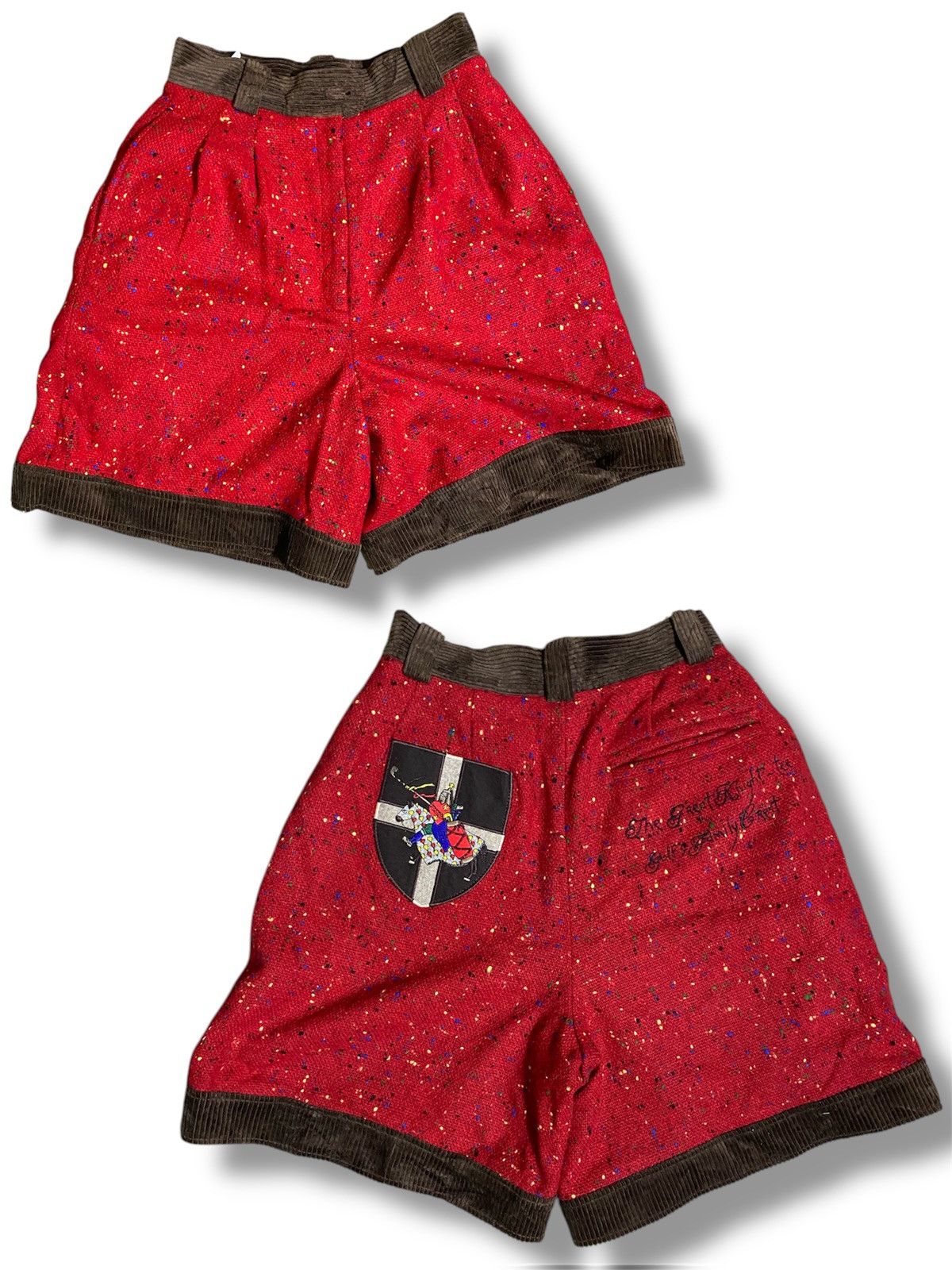 Jean Charles De Castelbajac × Vintage Jean Charles De Castablajac Sport Short Pants Vintage Size US 26 / EU 42 - 1 Thumbnail