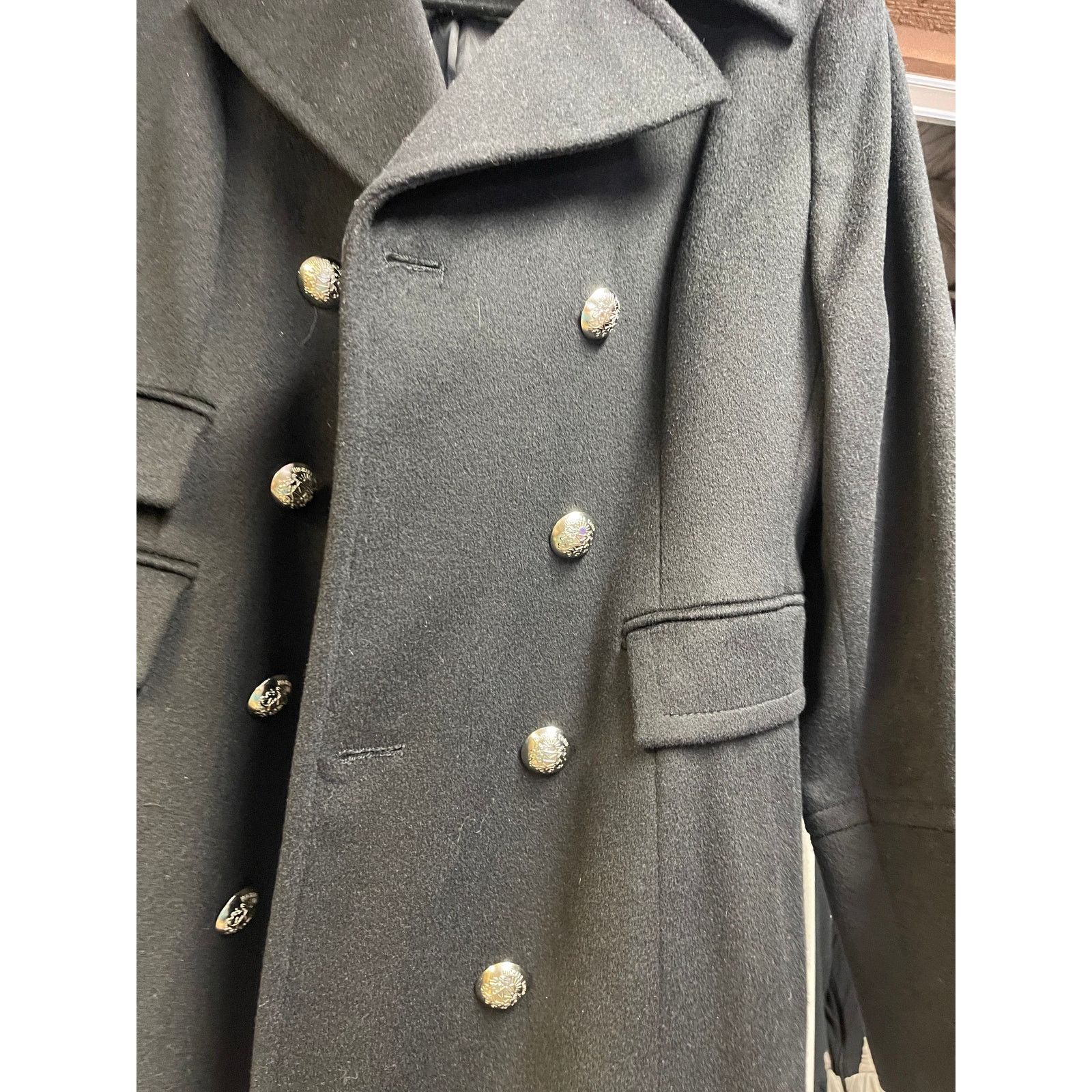 Michael Kors MICHAEL Michael Kors, Wool Long Double Breasted Coat, 8P Size M / US 6-8 / IT 42-44 - 7 Thumbnail