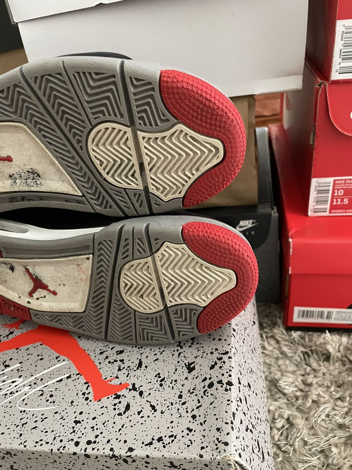 Jordan Brand Jordan 4 Bred Reimagined Size US 5 / EU 37 - 9 Thumbnail