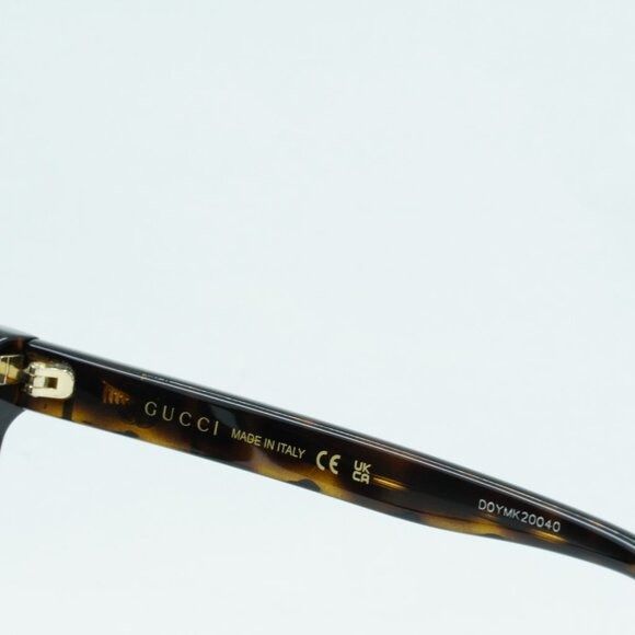 Gucci Gucci GG1122SA 002 Sunglasses Havana Square Frame, Brown Size ONE SIZE - 6 Thumbnail