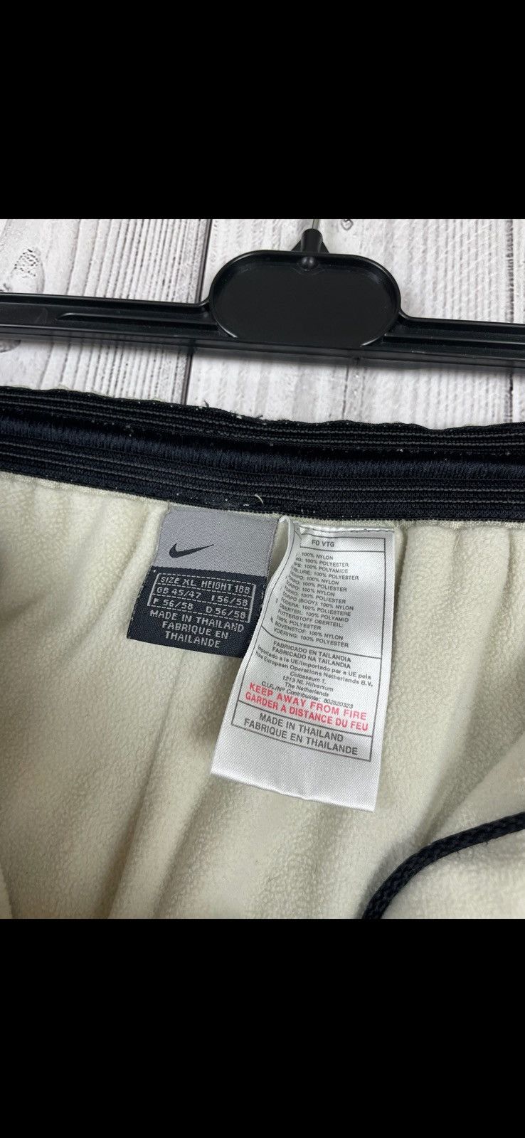 Nike Vintage nike drill pants fleece size XL rare drill Y2K Size US 36 / EU 52 - 5 Thumbnail