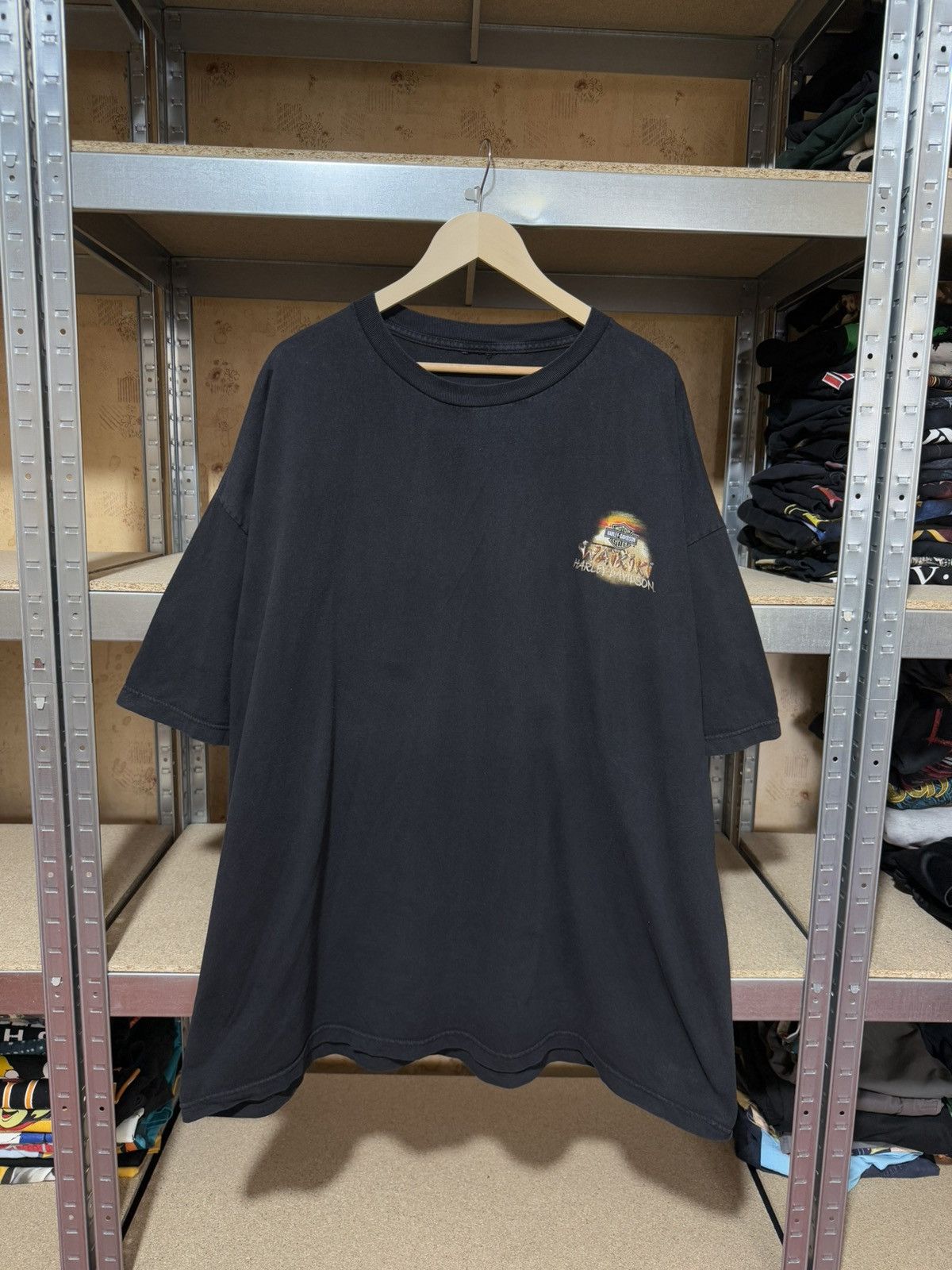 Band Tees × Harley Davidson × Vintage Vintage 1990s Harley Davidson Motorcycles Hawaii T-Shirt 4XL Size US XXL / EU 58 / 5 - 2 Thumbnail