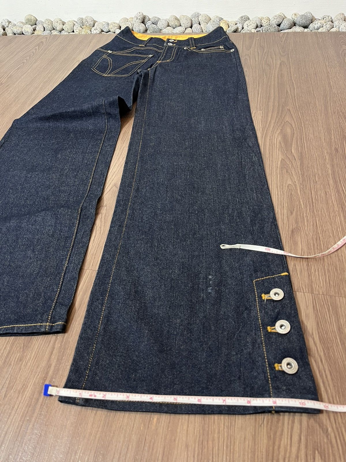 Japanese Brand Comme Ca Models Japan Assymetrical Pocket Jeans Size US 27 - 17 Thumbnail