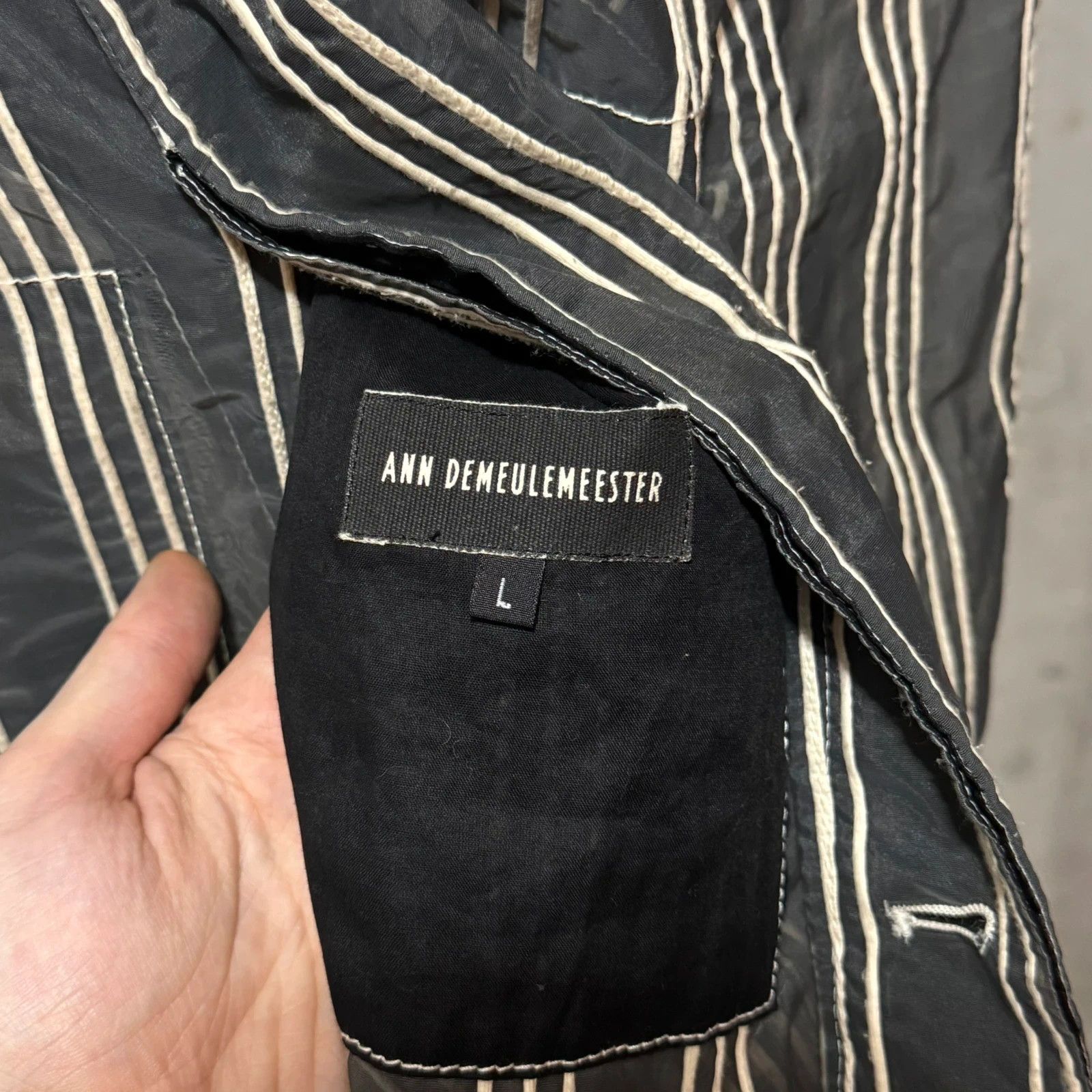 Ann Demeulemeester S/S 2015 Ann Demeulemeester transparent organza jacket Size US L / EU 52-54 / 3 - 8 Thumbnail