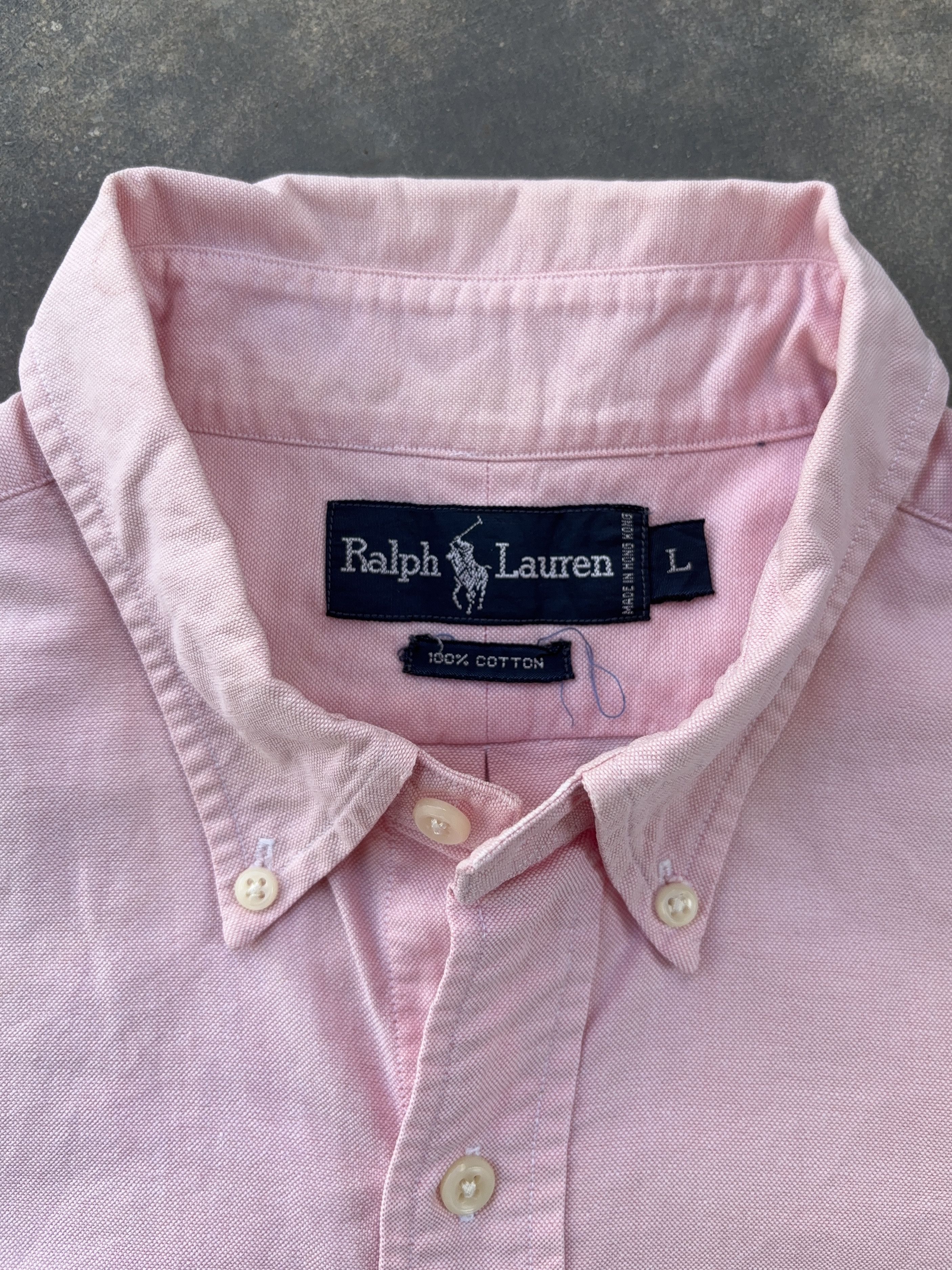 Ralph Lauren Ralph Lauren Pink Short Sleeve Button Up Shirt Size US L / EU 52-54 / 3 - 7 Thumbnail