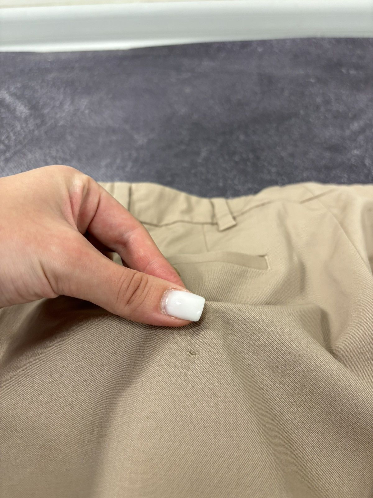 Prada Prada Women’s Straight Fit Beige Luxury Wool Pants Size 28" / US 6 / IT 42 - 13 Thumbnail