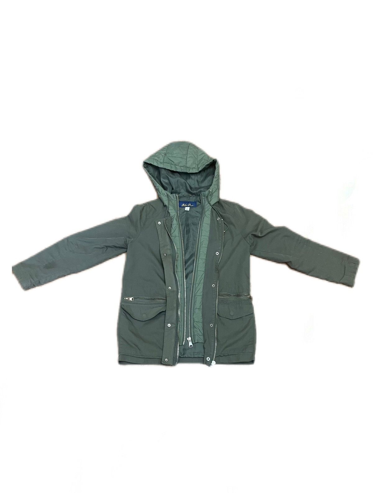 Japanese Brand Blue rain double zipper jacket Size US S / EU 44-46 / 1 - 1 Thumbnail