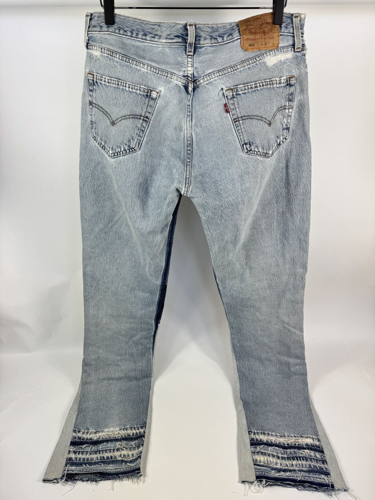 Levi's LEVI’S 501 DISTRESSED DENIM JEANS Size US 36 / EU 52 - 2 Thumbnail