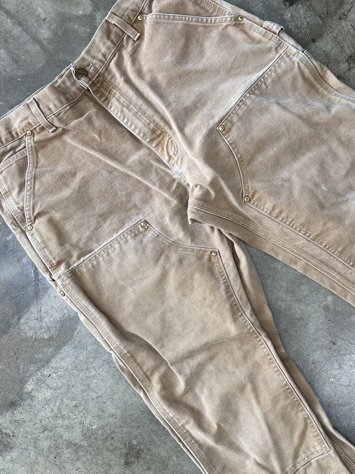 Carhartt Vintage Carhartt Double Knee Union USA Carpenter Dungaree 36 Size US 36 / EU 52 - 4 Thumbnail