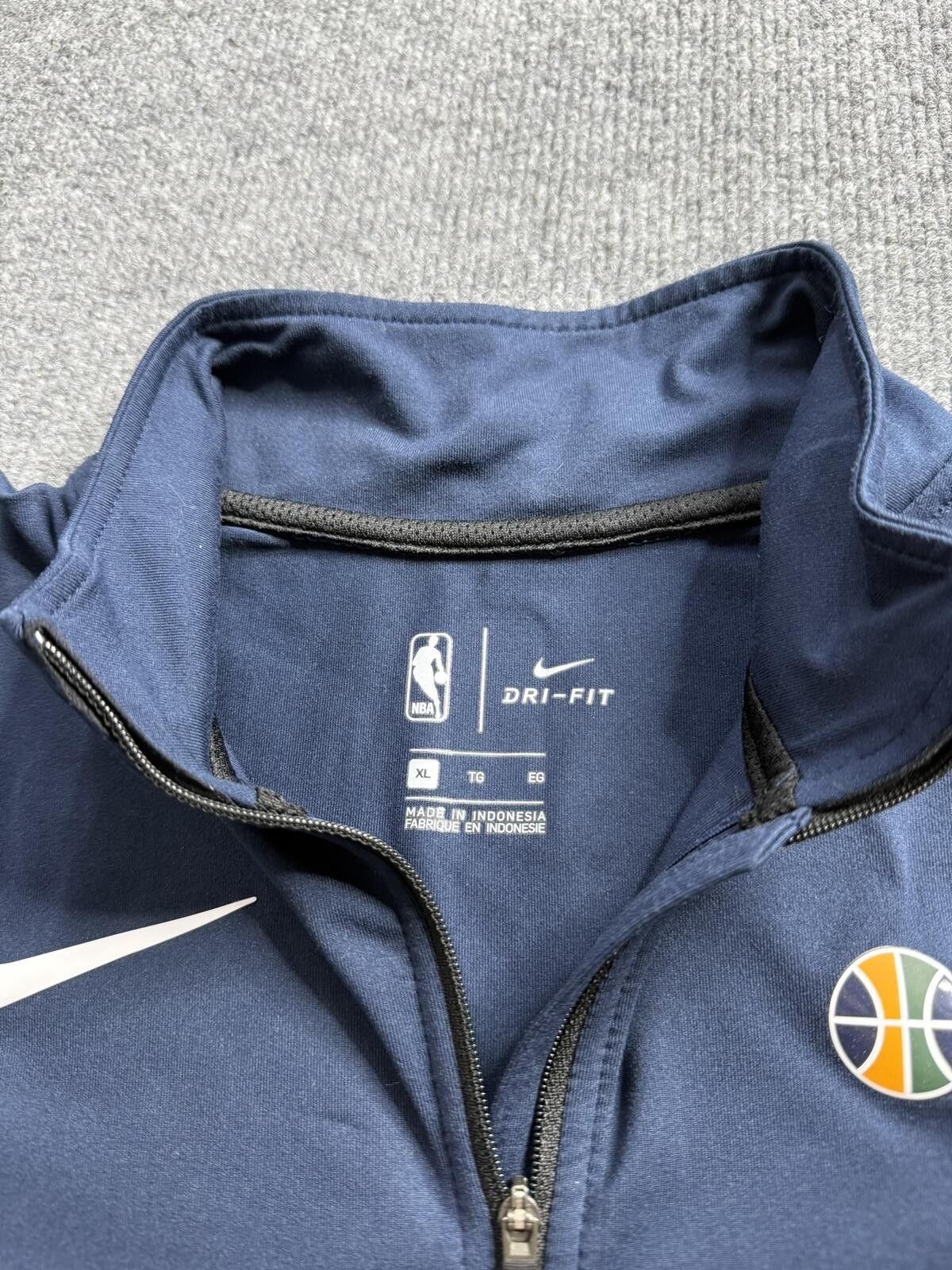 Nike Nike NBA Utah Jazz Dri-Fit 1/4 Zip Pullover Jacket XL Size US XL / EU 56 / 4 - 4 Thumbnail