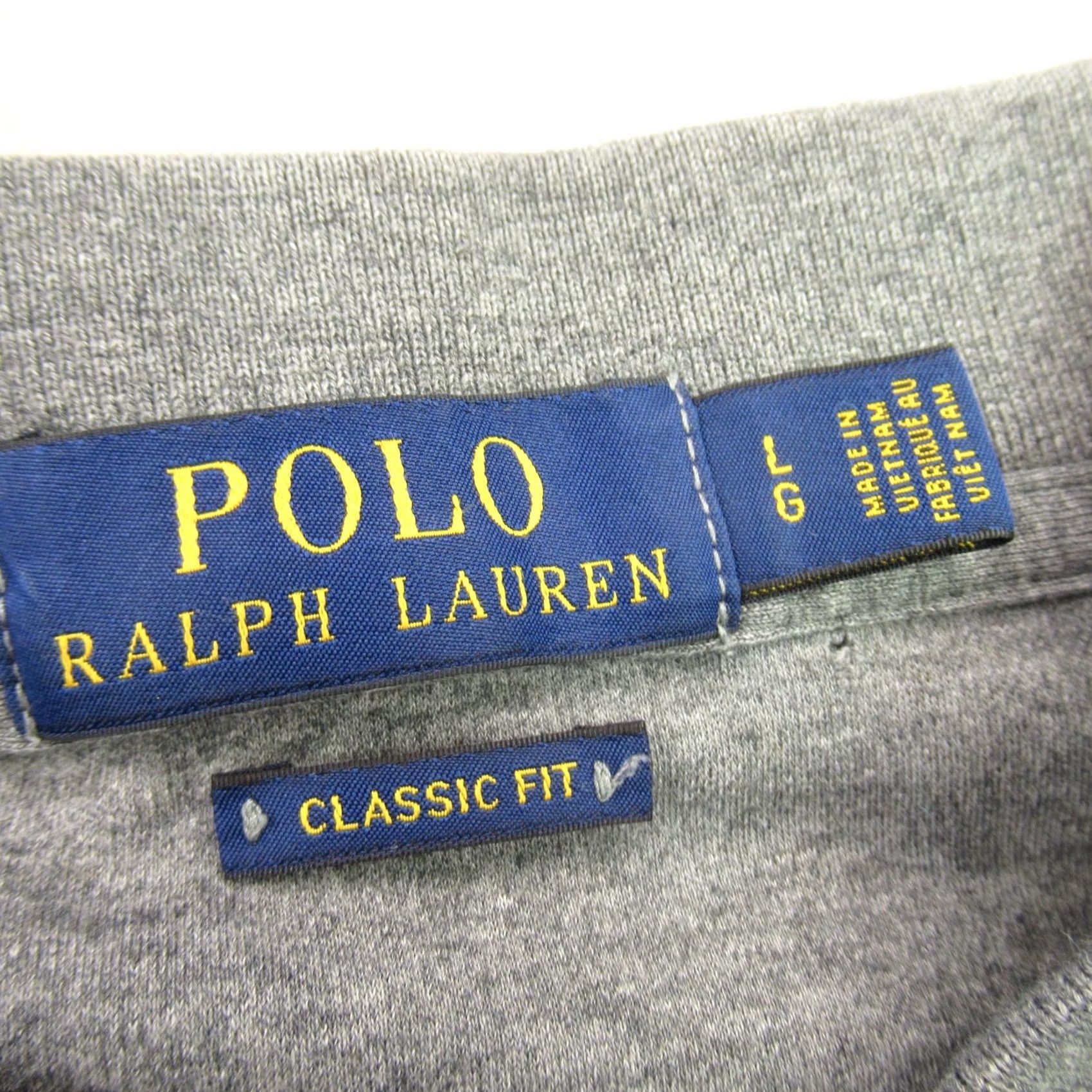 Polo Ralph Lauren Polo Ralph Lauren Shirt Mens Large Short Sleeve Lightweight Classic Fit Gray Size US L / EU 52-54 / 3 - 3 Thumbnail