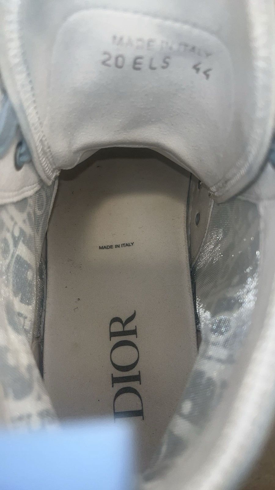 Daniel Arsham × Dior Dior b23 Daniel Arsham blue oblique sneaker Size US 11 / EU 44 - 6 Thumbnail