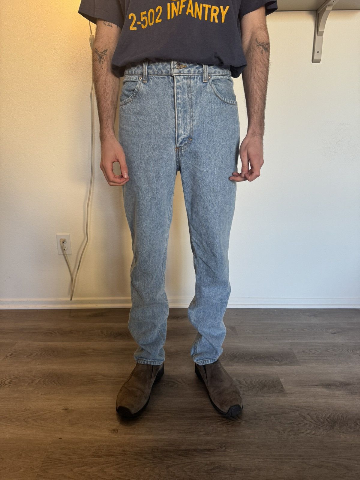 Eckhaus Latta Eckhaus Latta Light Wash Denim Size US 29 - 4 Thumbnail