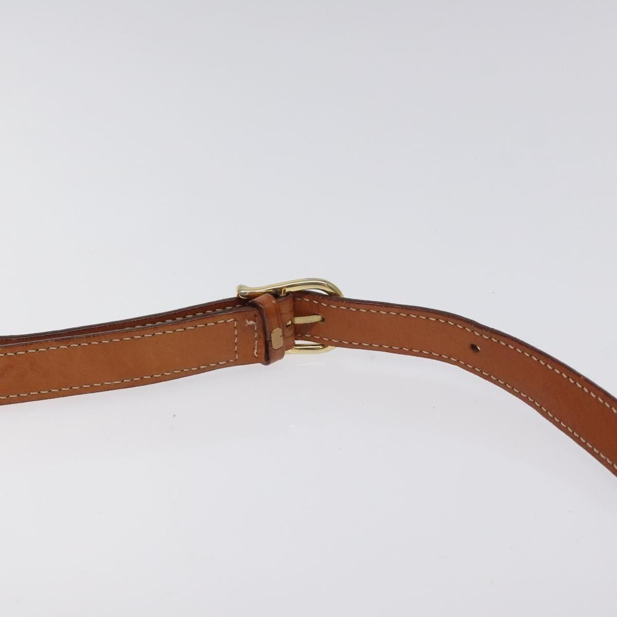 Celine CELINE Macadam Canvas Circle Shoulder Bag Pvc Leather Brown Size ONE SIZE - 8 Thumbnail