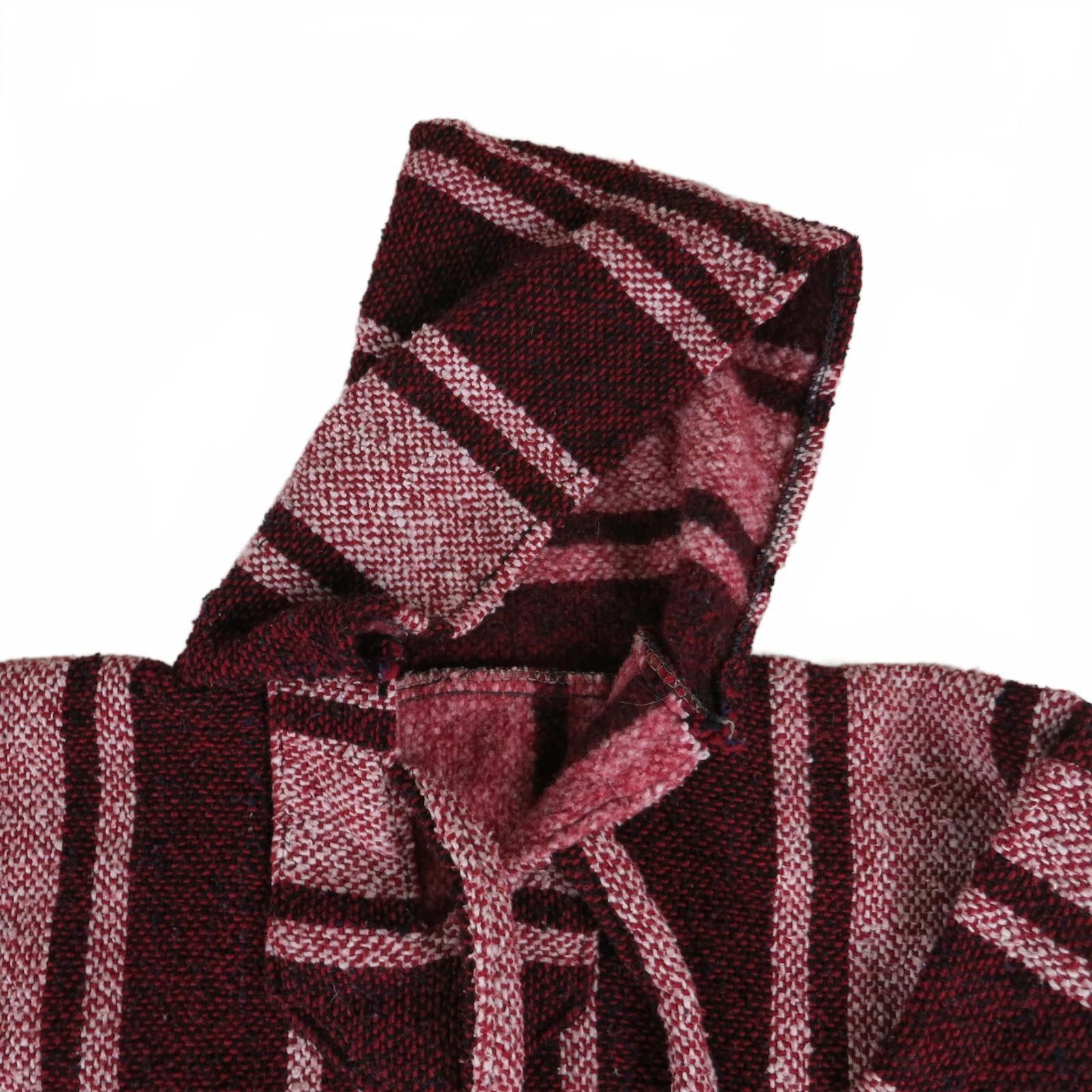 Other Mens Medium Red Baja Jacket Hooded Pullover No Tags Size US M / EU 48-50 / 2 - 4 Thumbnail