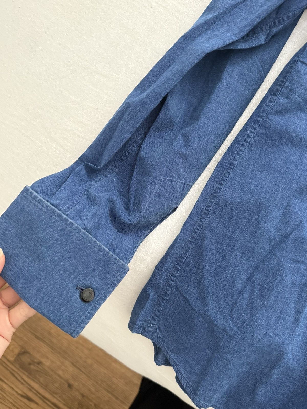 Brunello Cucinelli Brunello cucinelli blue button down Size US S / EU 44-46 / 1 - 6 Thumbnail