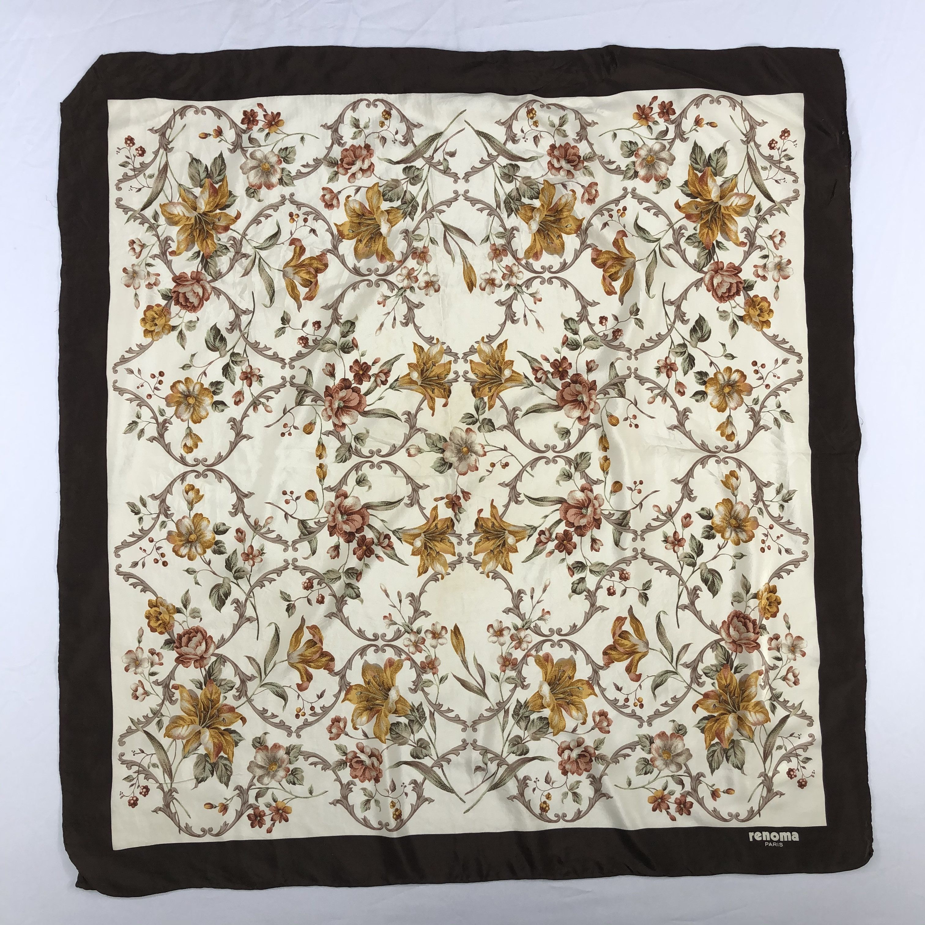 Renoma × Vintage Vintage Renoma Silk Scarf Size ONE SIZE - 2 Thumbnail