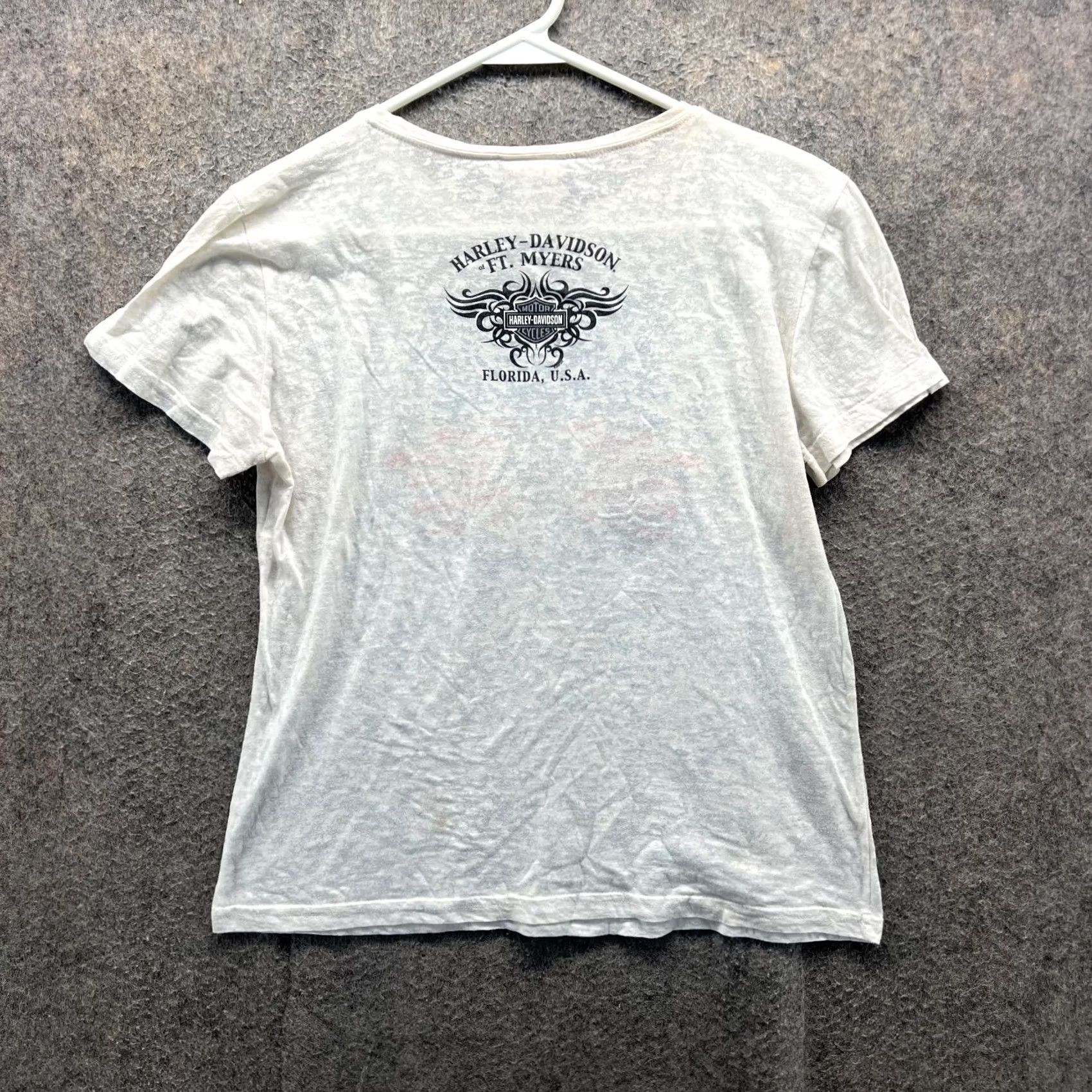 Harley Davidson VINTAGE Harley-Davidson Shirt Womens Large Tan USA Harley-Davidson Shirt Womens Large Tan USA Size L / US 10 / IT 46 - 2 Thumbnail