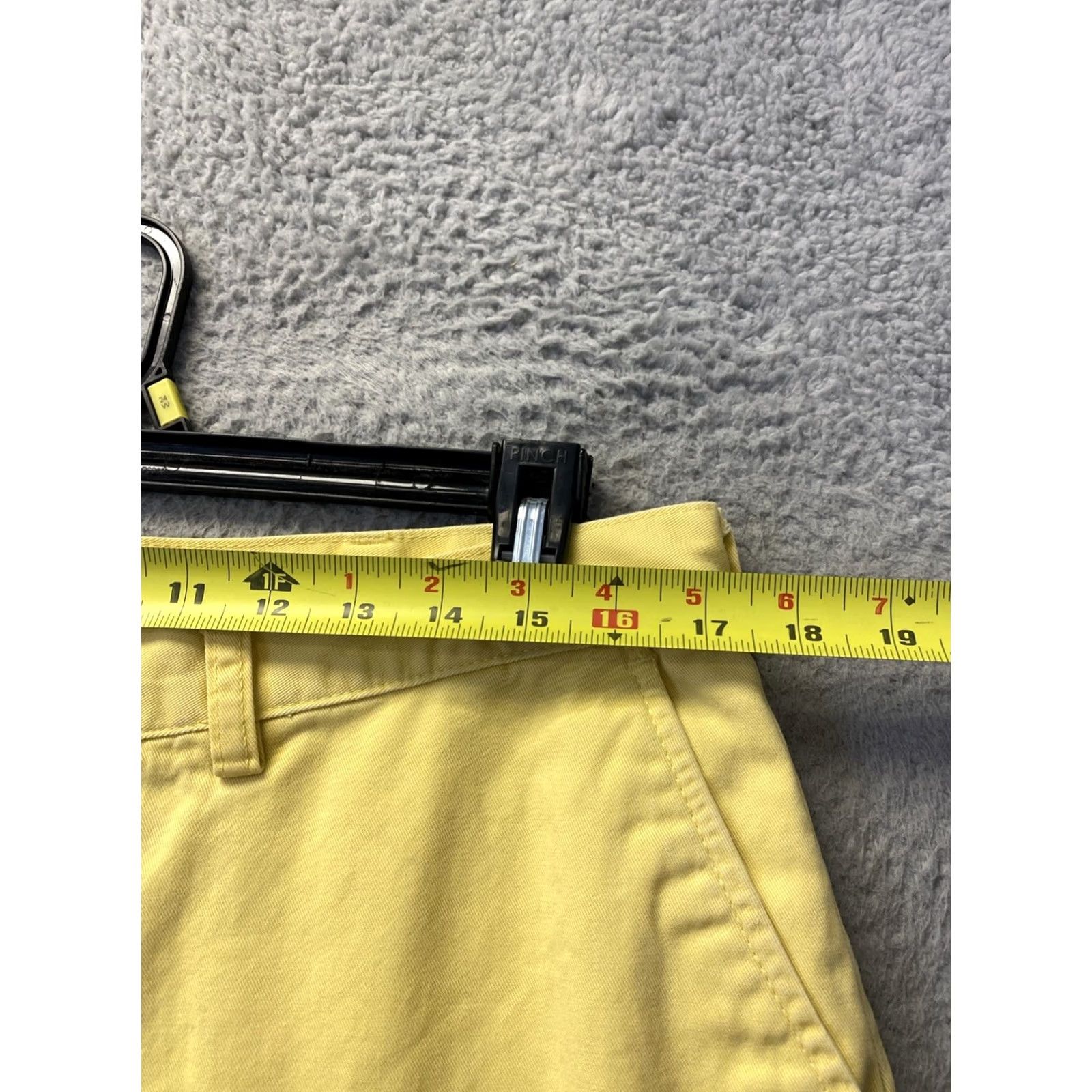 Polo Ralph Lauren Polo Ralph Lauren Shorts Bermuda 34 Yellow 100% Cotton Button Mens Beach Spring Chino Regular 34 Size 24" / US 00 / IT 34 - 3 Thumbnail