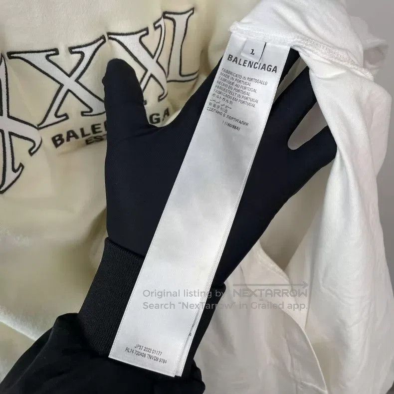 Balenciaga Balenciaga Fake Two-Piece Hooded Sweatshirt Size US S / EU 44-46 / 1 - 6 Thumbnail