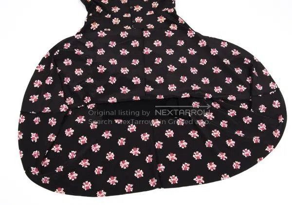 Comme des Garcons Comme Des Garcons Black Retro Flower Dress Size S / US 4 / IT 40 - 8 Thumbnail