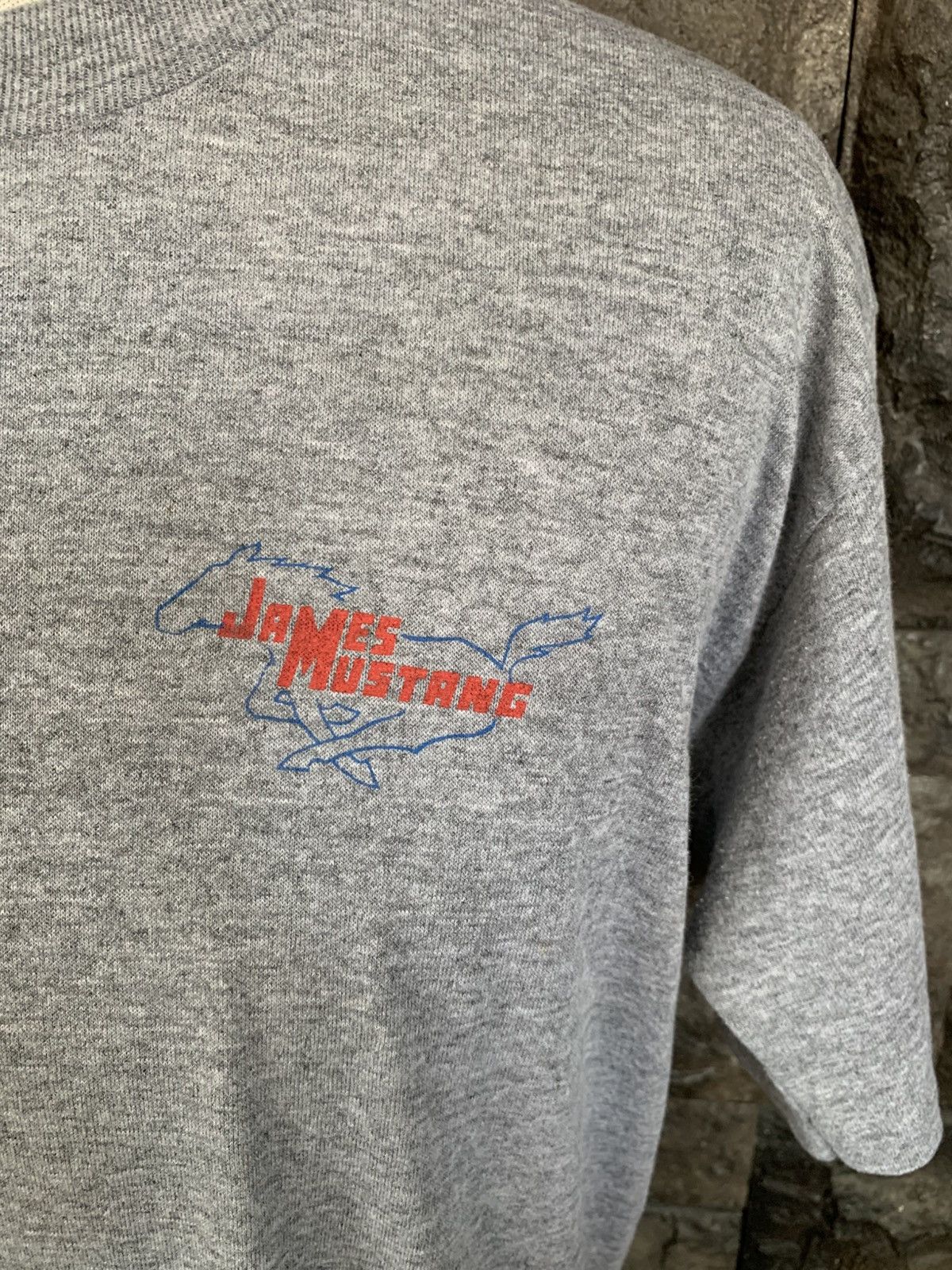 Mustang Vintage James Mustang Restoration Sales Service Parts Tshirt Size US XL / EU 56 / 4 - 5 Thumbnail