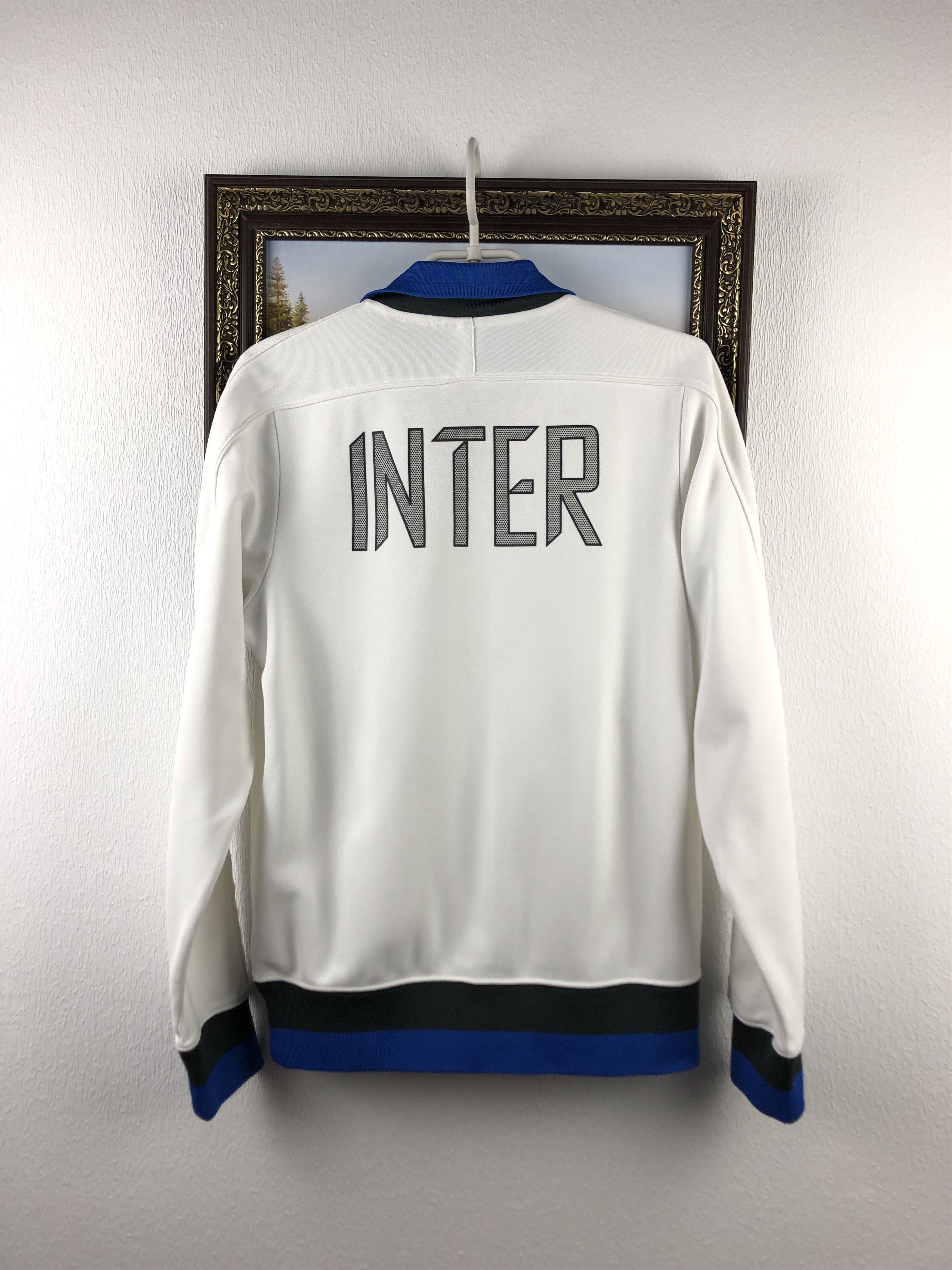 Nike Internazionale Inter Football Jacket Nike Soccer White Zip Size US S / EU 44-46 / 1 - 14 Thumbnail