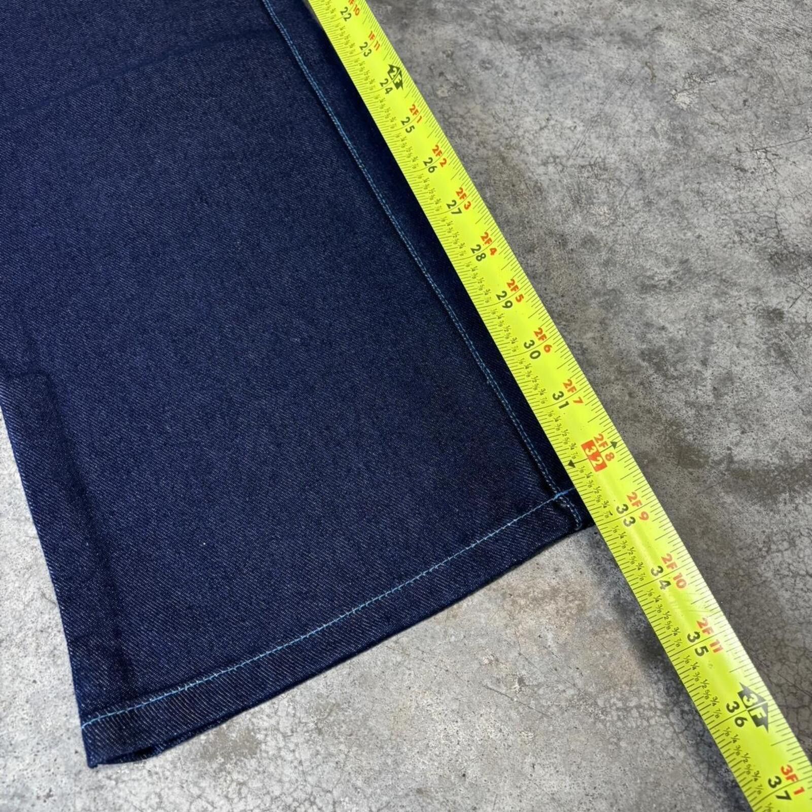 Southpole Source Y2K Bootcut Metallic Blue Jeans Size US 32 / EU 48 - 7 Thumbnail