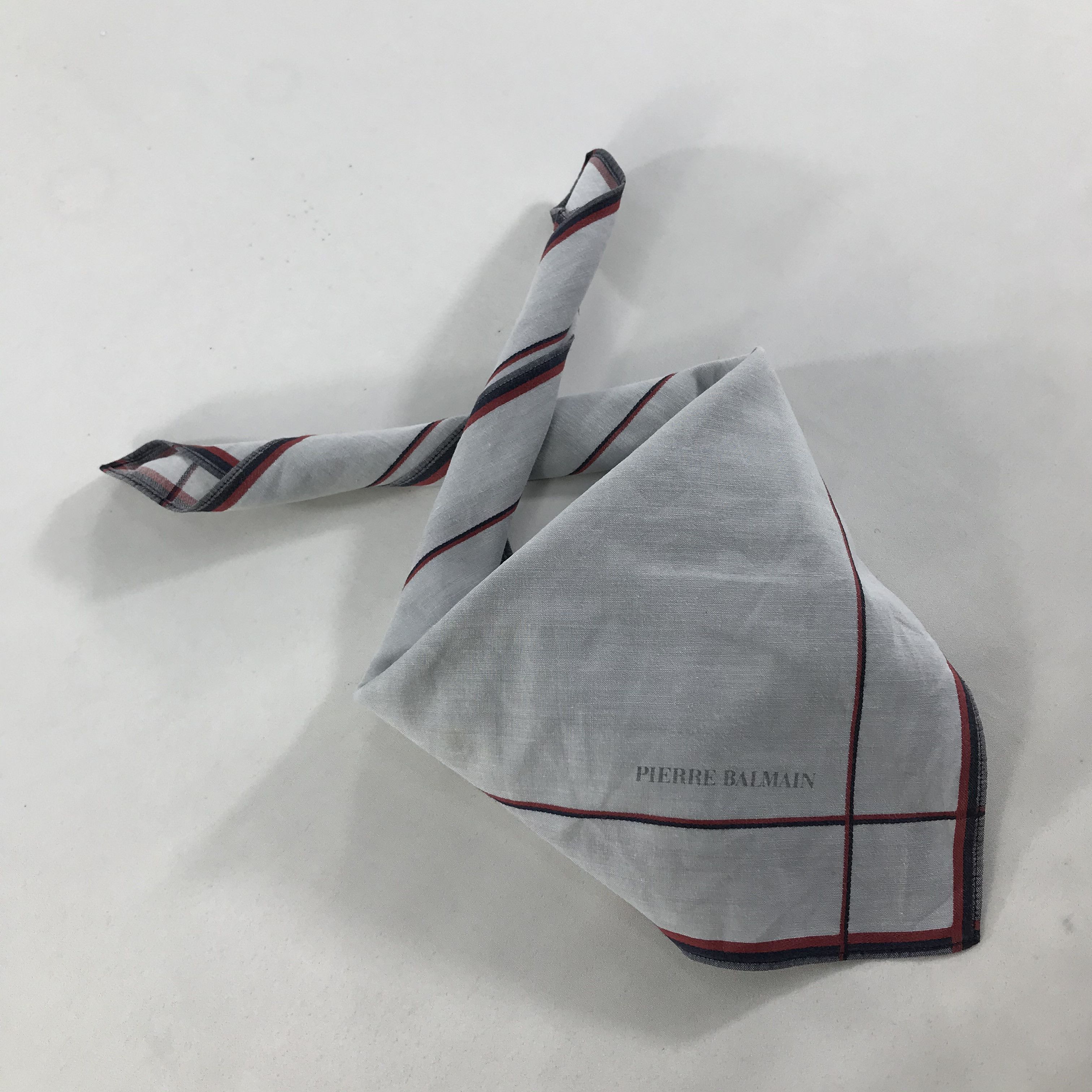 Pierre Balmain × Vintage Pierre Balmain Bandana / Handkerchief / Neckerchief - S1687 Size ONE SIZE - 4 Thumbnail