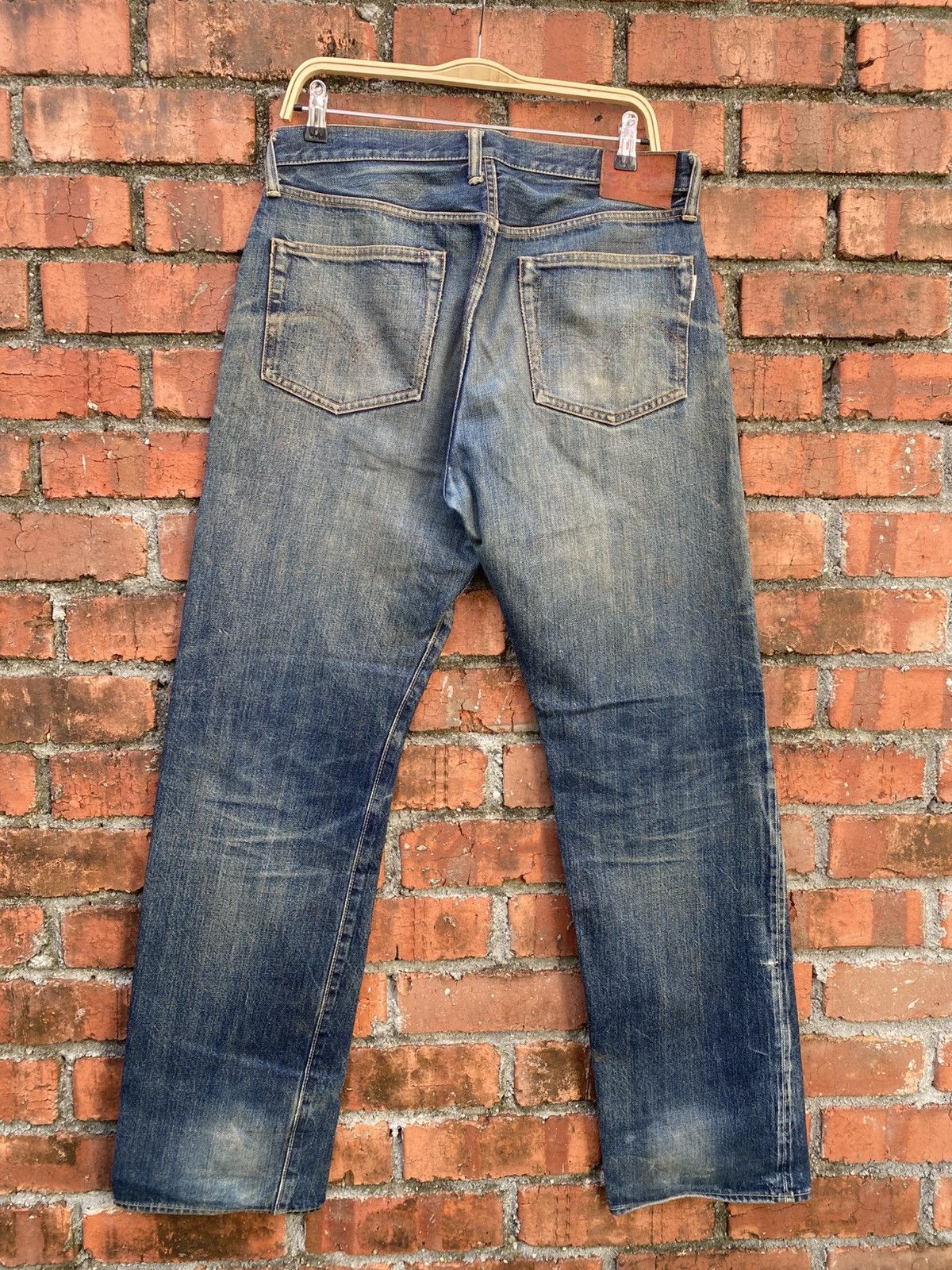 Studio D'Artisan W33x32.5 Studio d'artisan redline distressed made in JAPAN Size US 34 / EU 50 - 2 Thumbnail